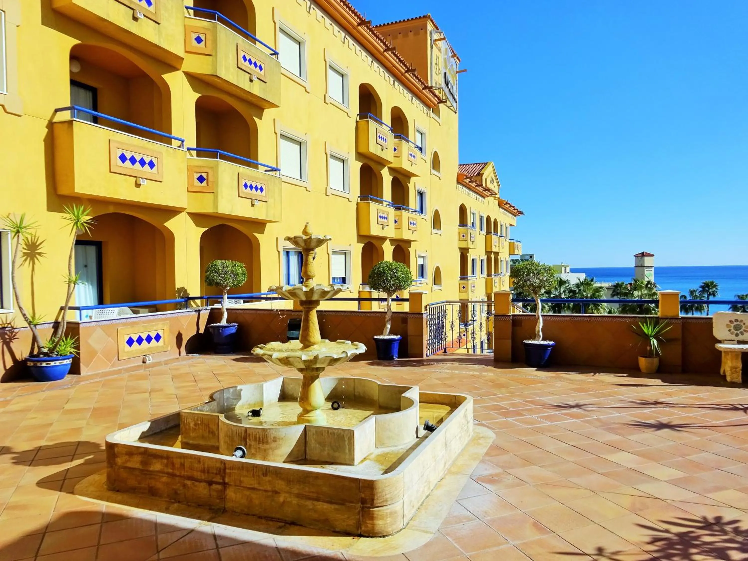 Patio in Hotel Vistamar