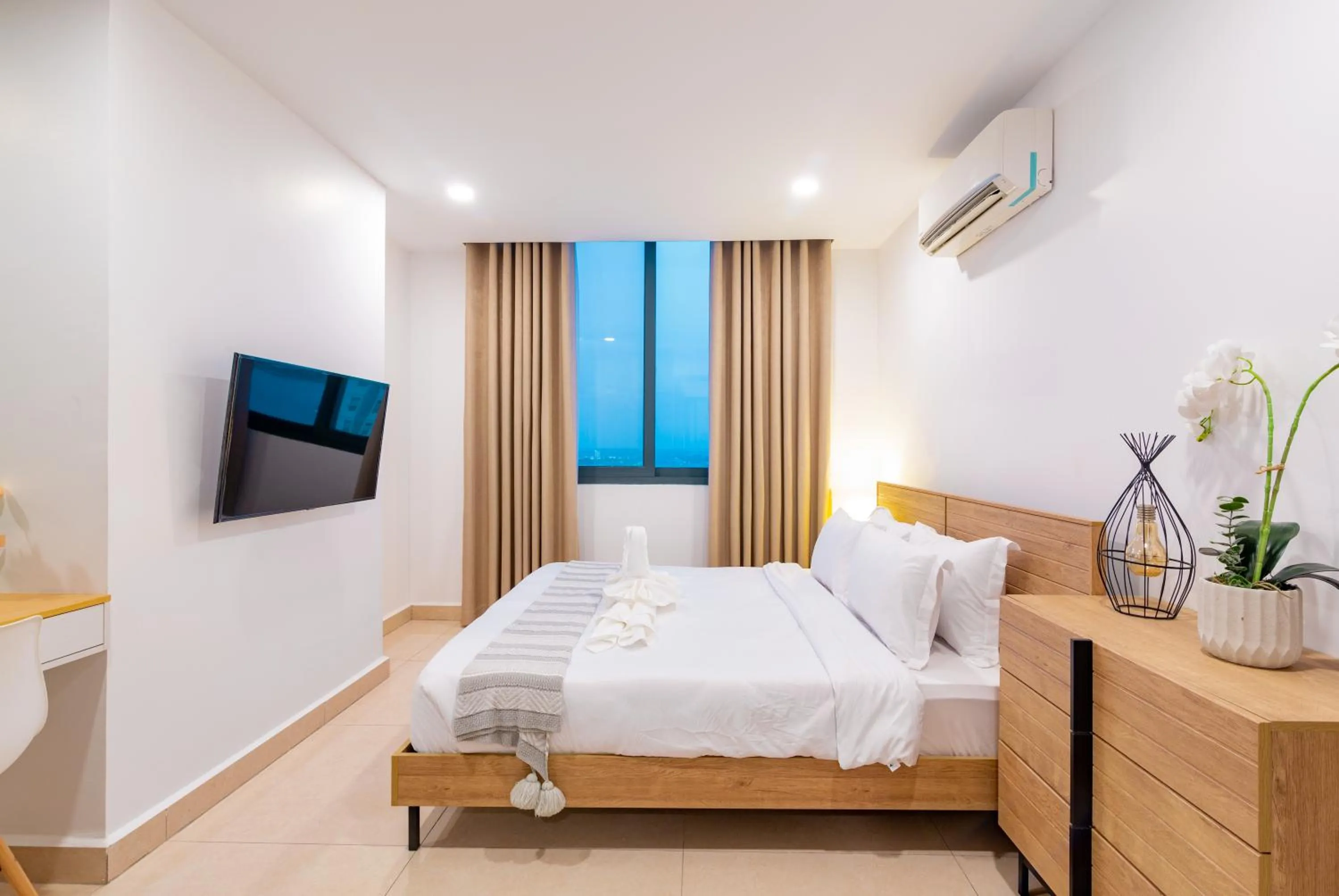 Bed in MekongView 6 CondoTel