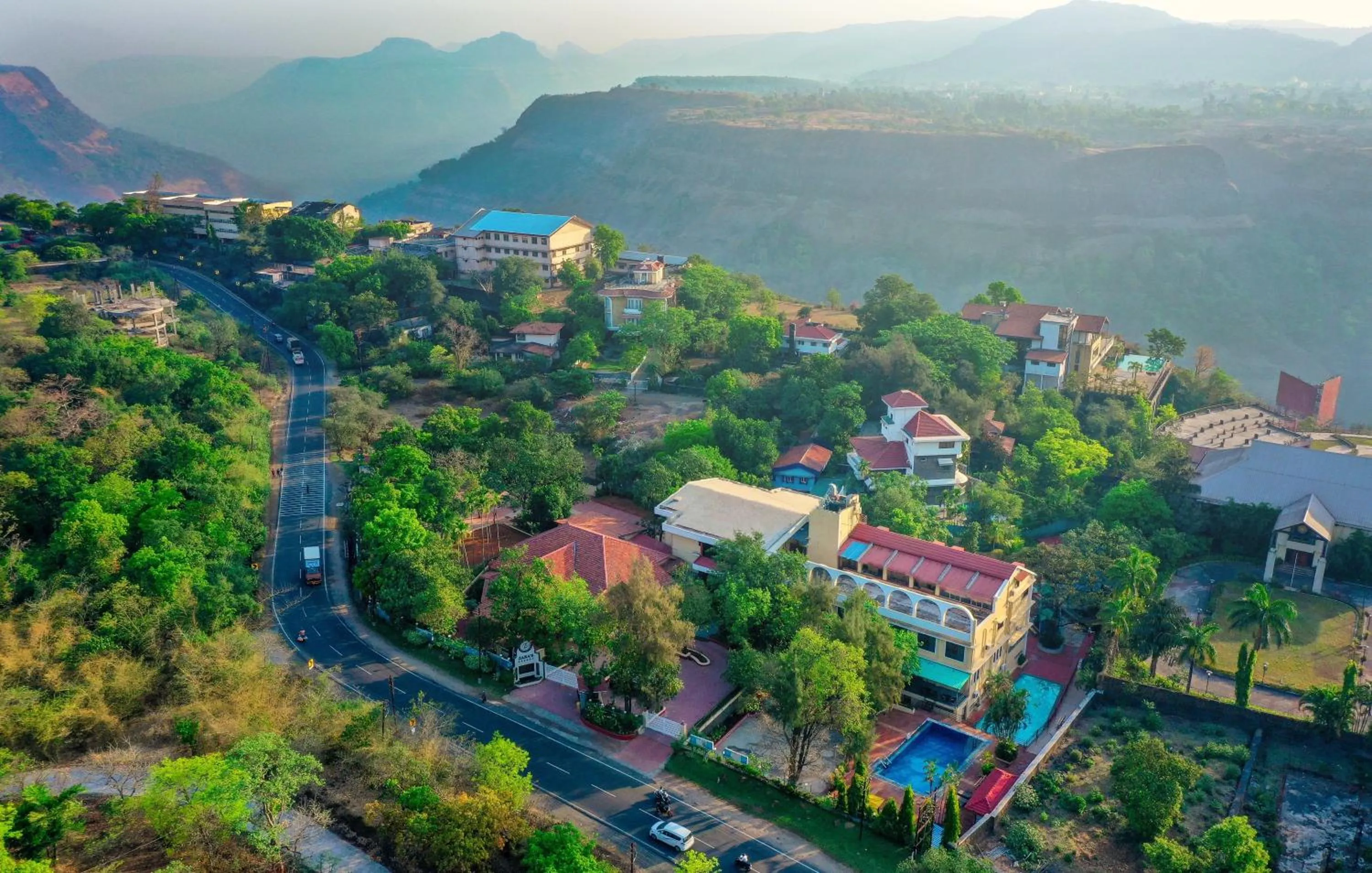 Bird's eye view in Zaras Resort Khandala