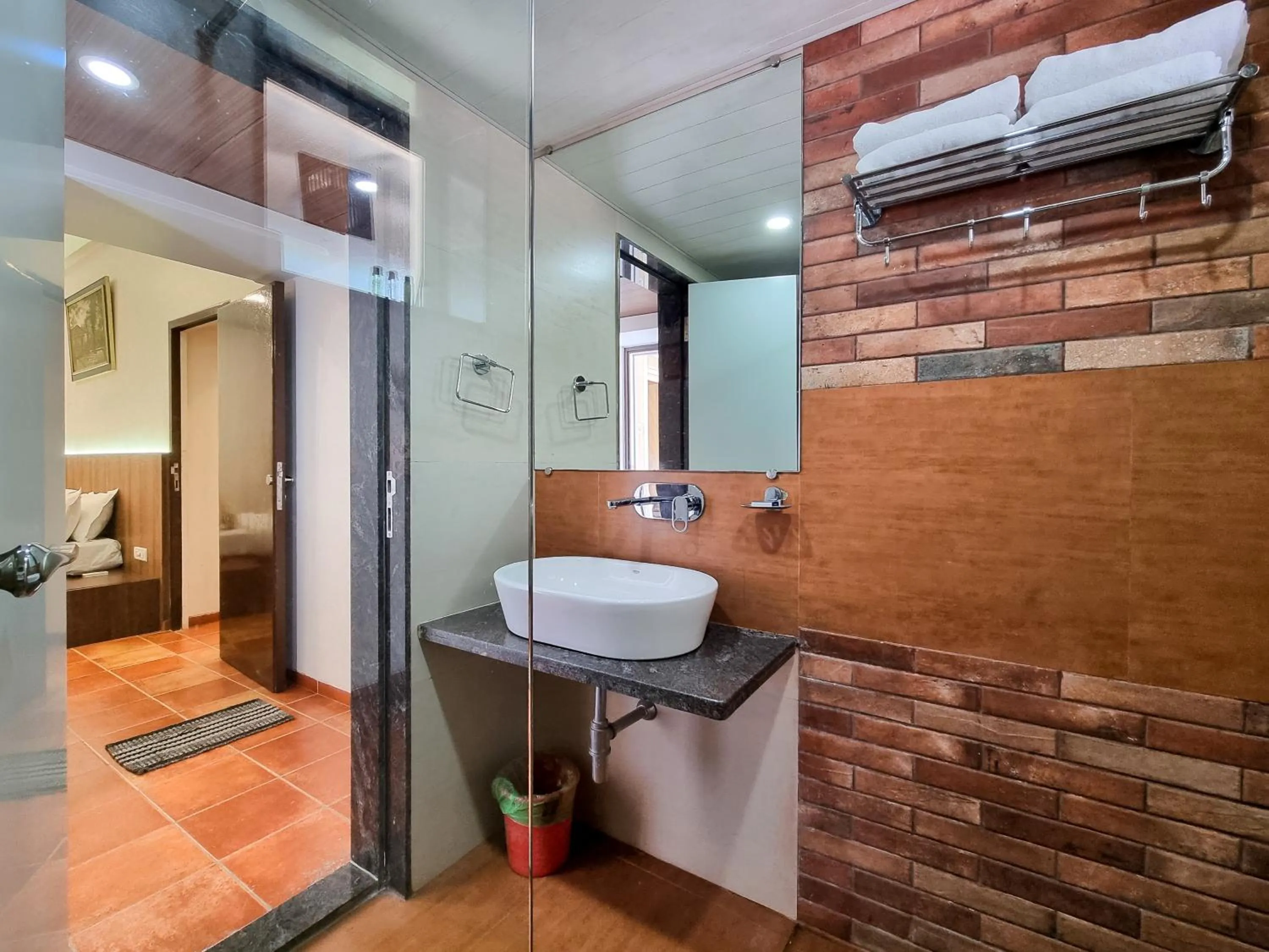 Bathroom in Zaras Resort Khandala