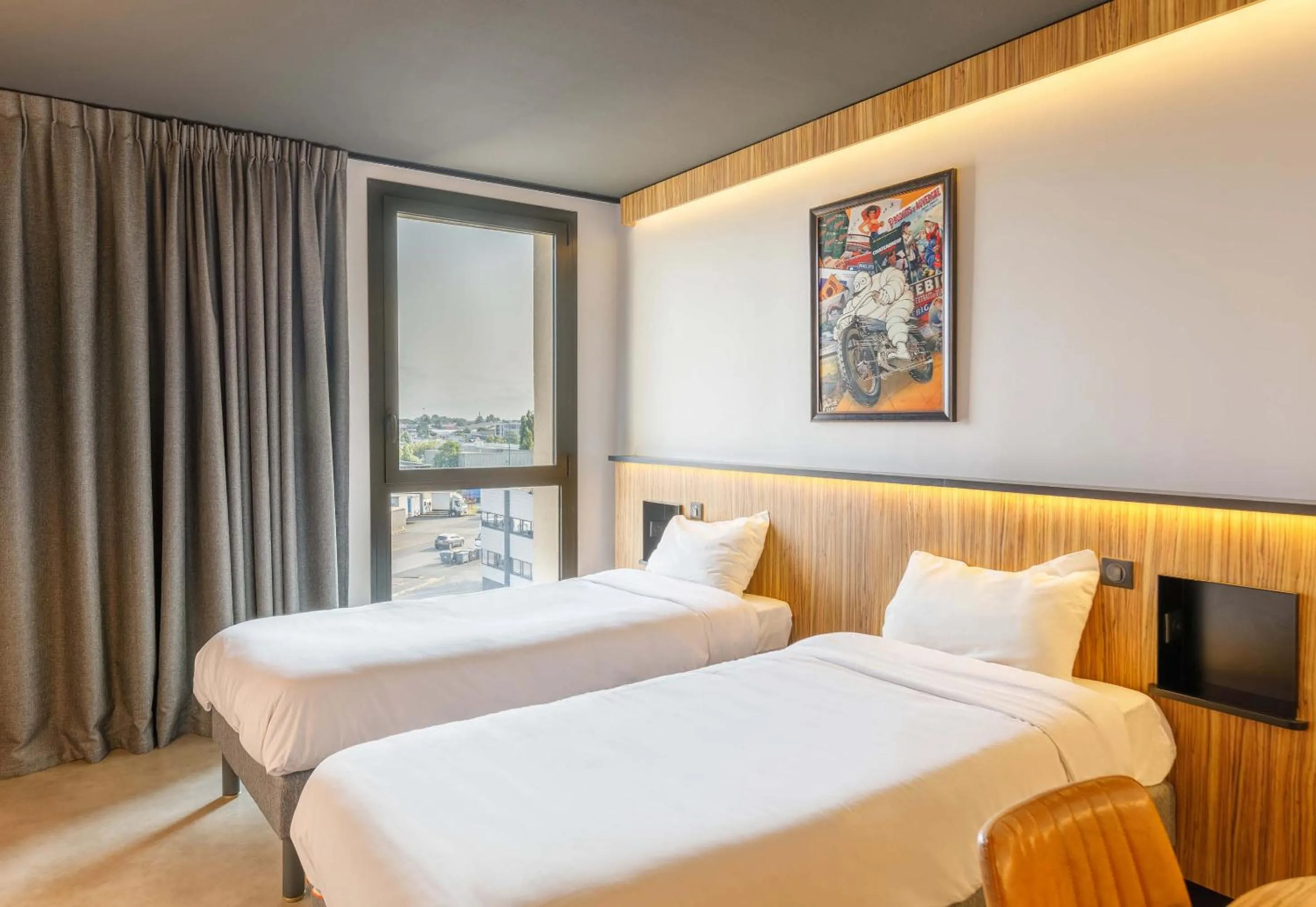 Bedroom, Bed in B&B HOTEL Clermont-Ferrand A71-A75 La Méridienne