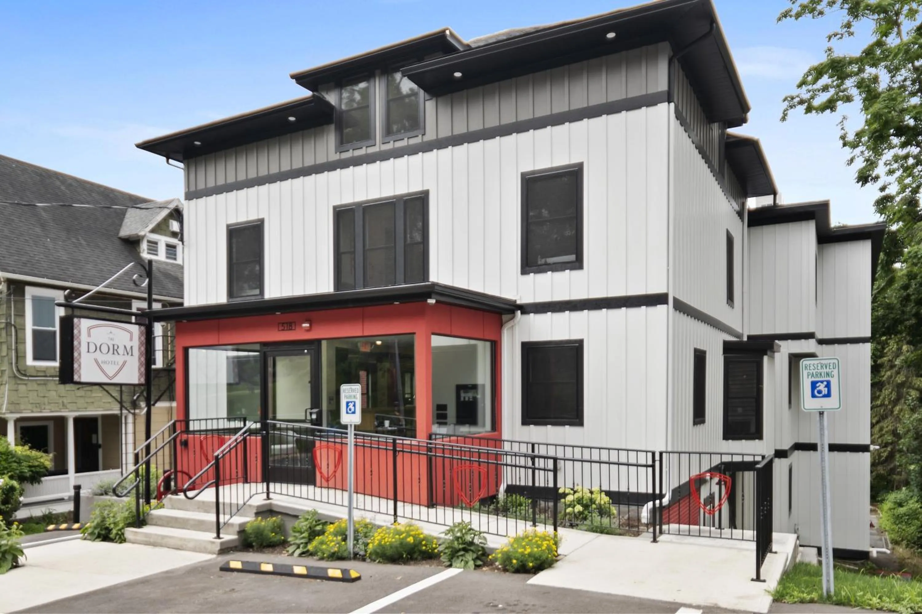 Property building in The Dorm Hotel