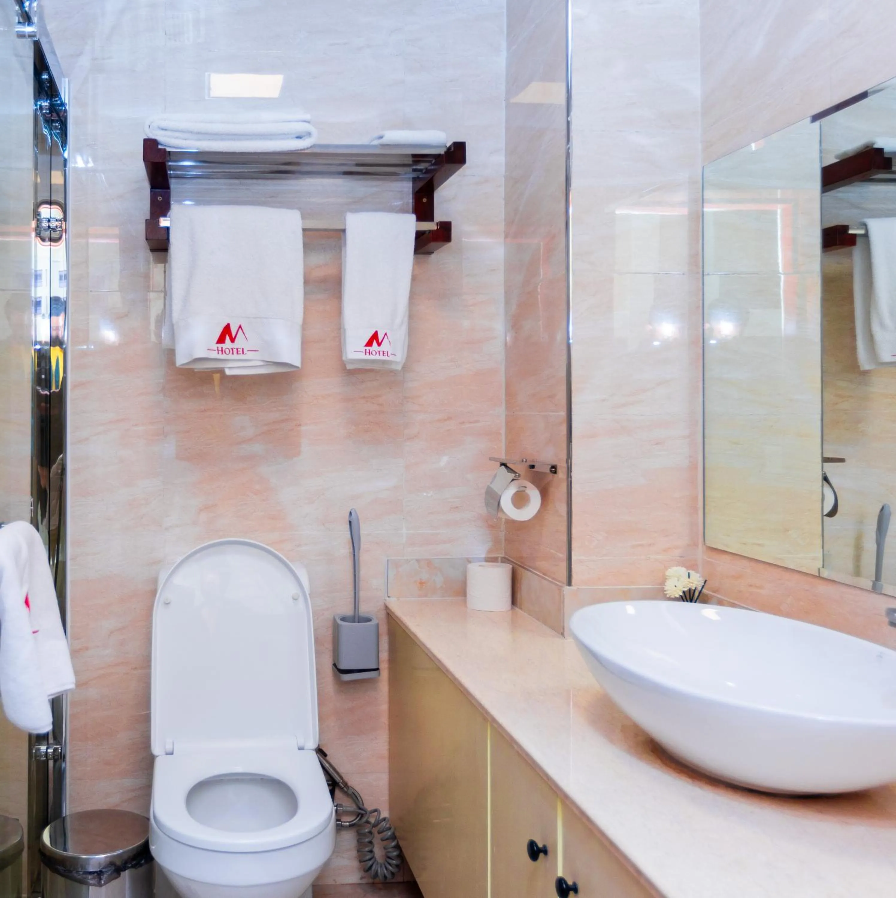 Toilet in M Hotel Kigali