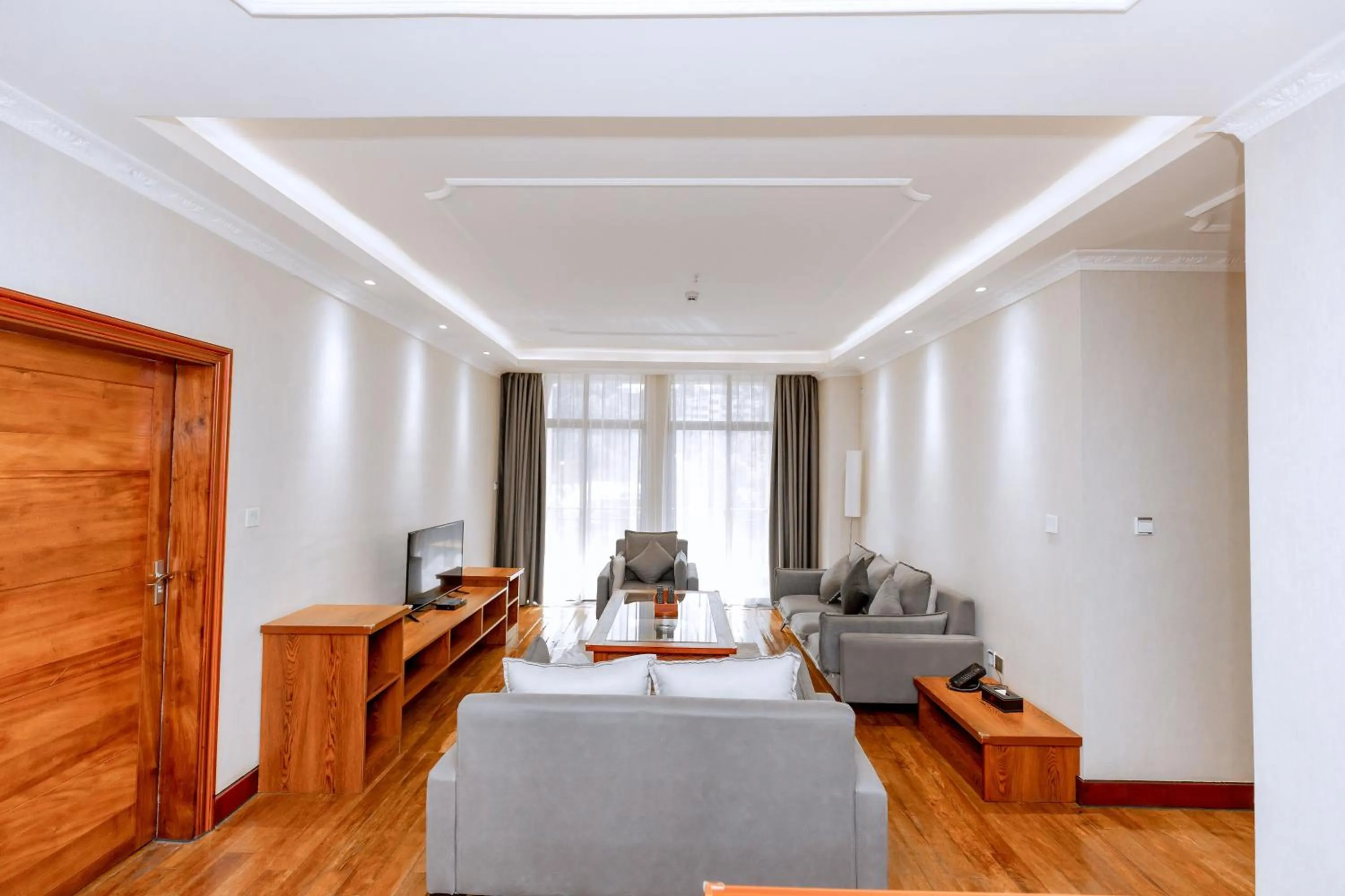 Seating area in M Hotel Kigali