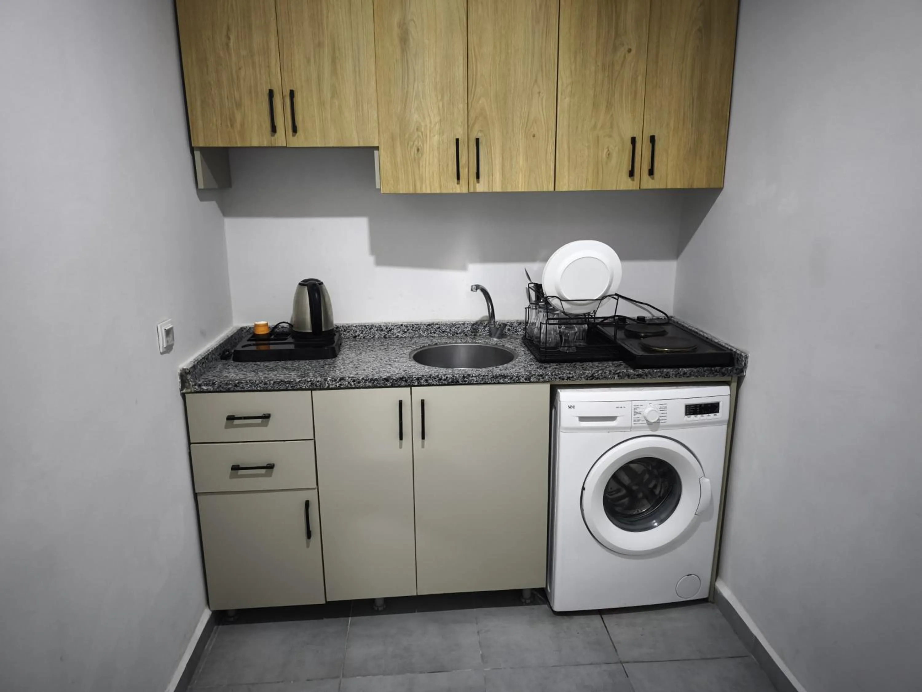 Kitchen or kitchenette in Babil Hotel