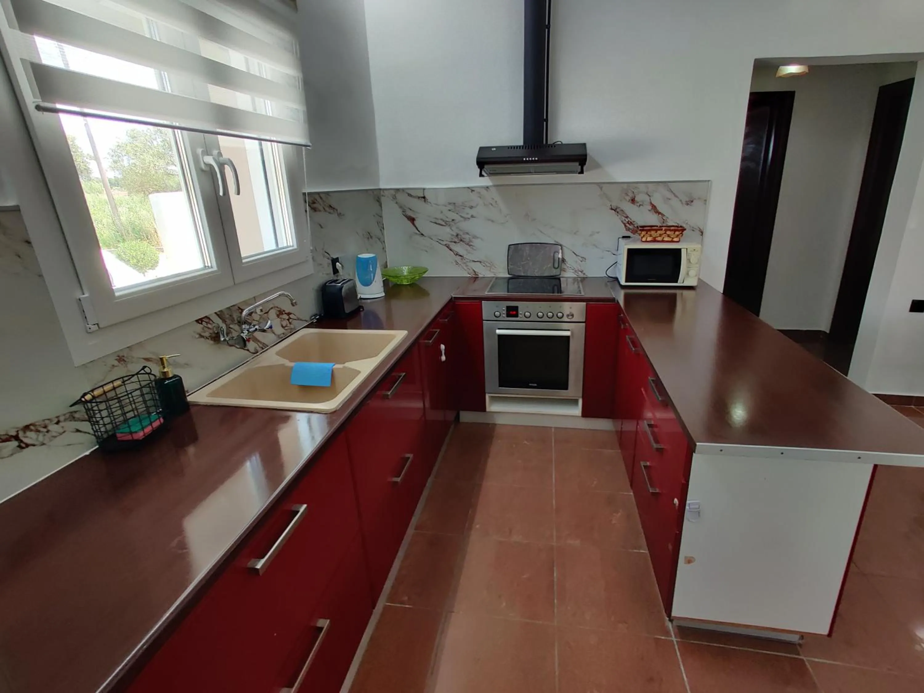 Kitchen or kitchenette in Victoria's Suites Corfu