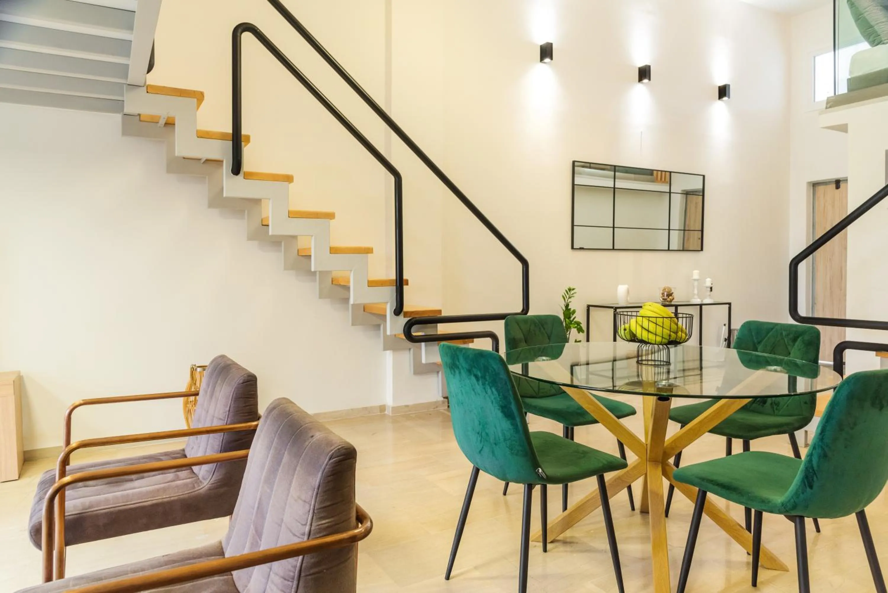 Living room in Victoria's Suites Corfu