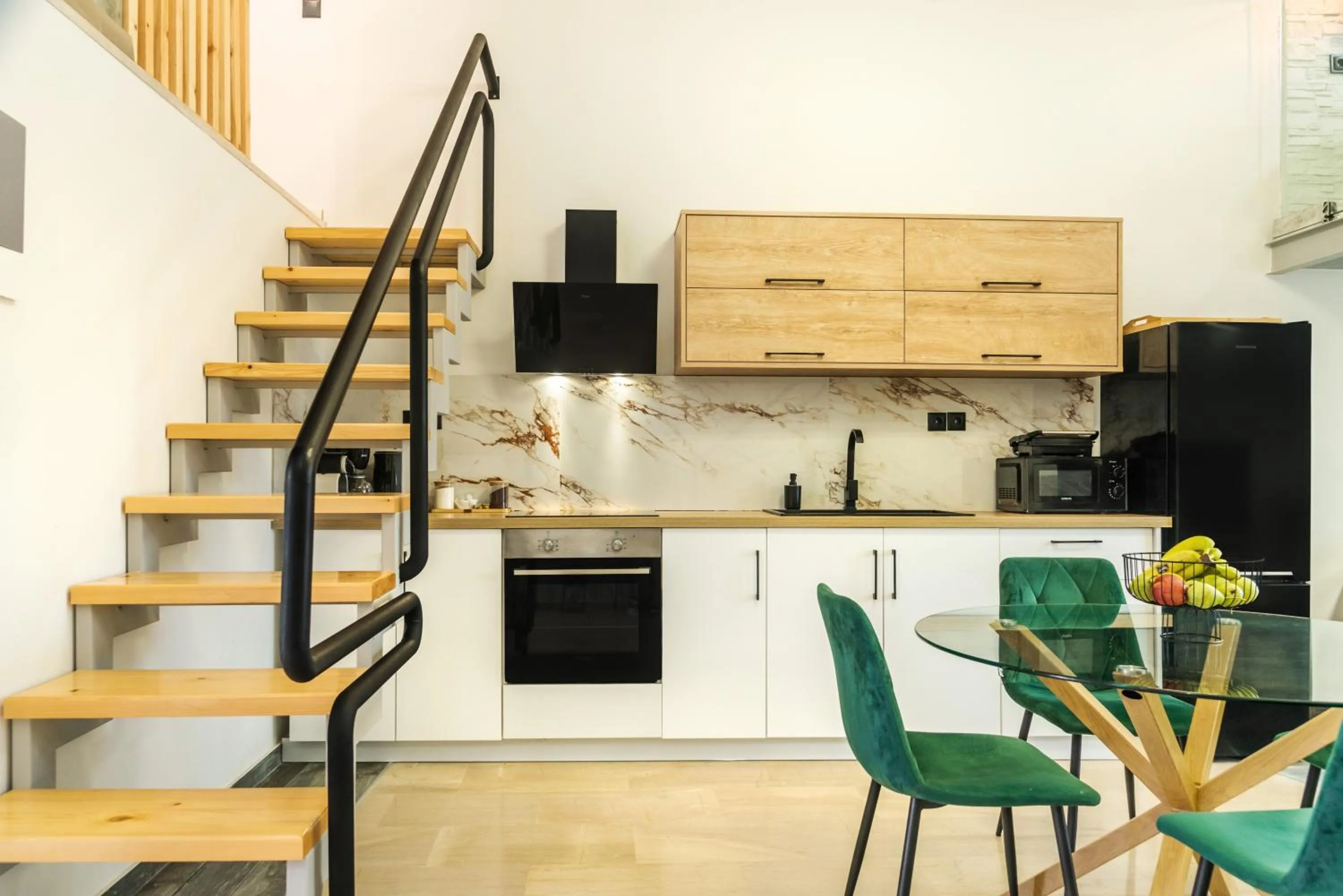 Kitchen or kitchenette in Victoria's Suites Corfu