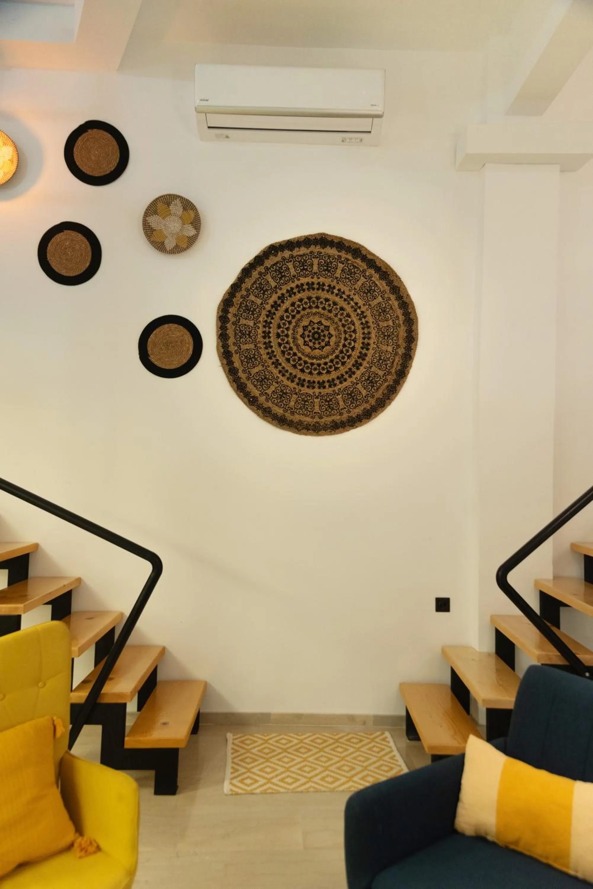 Seating area in Victoria's Suites Corfu