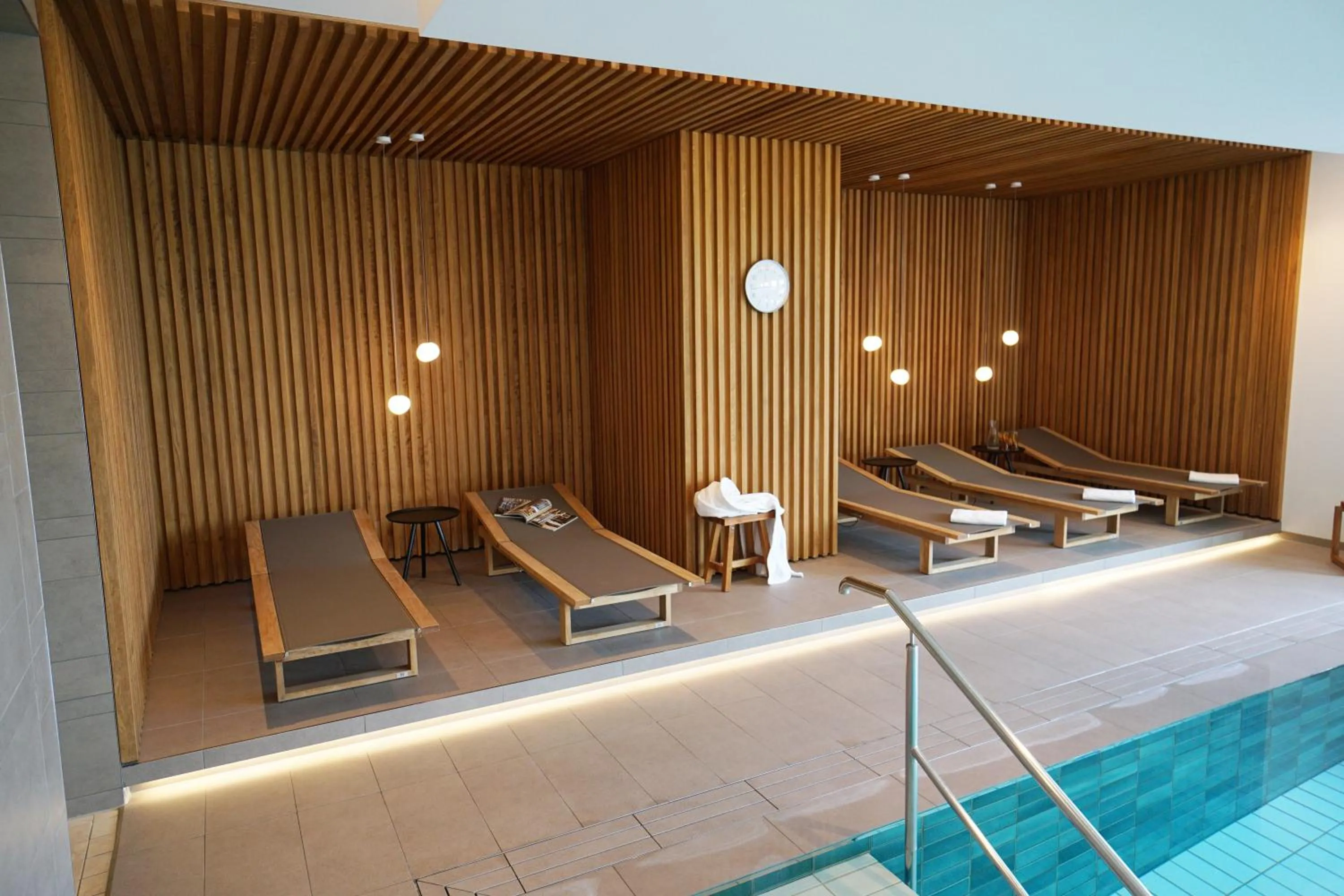 Swimming pool in Hotel Strandhus