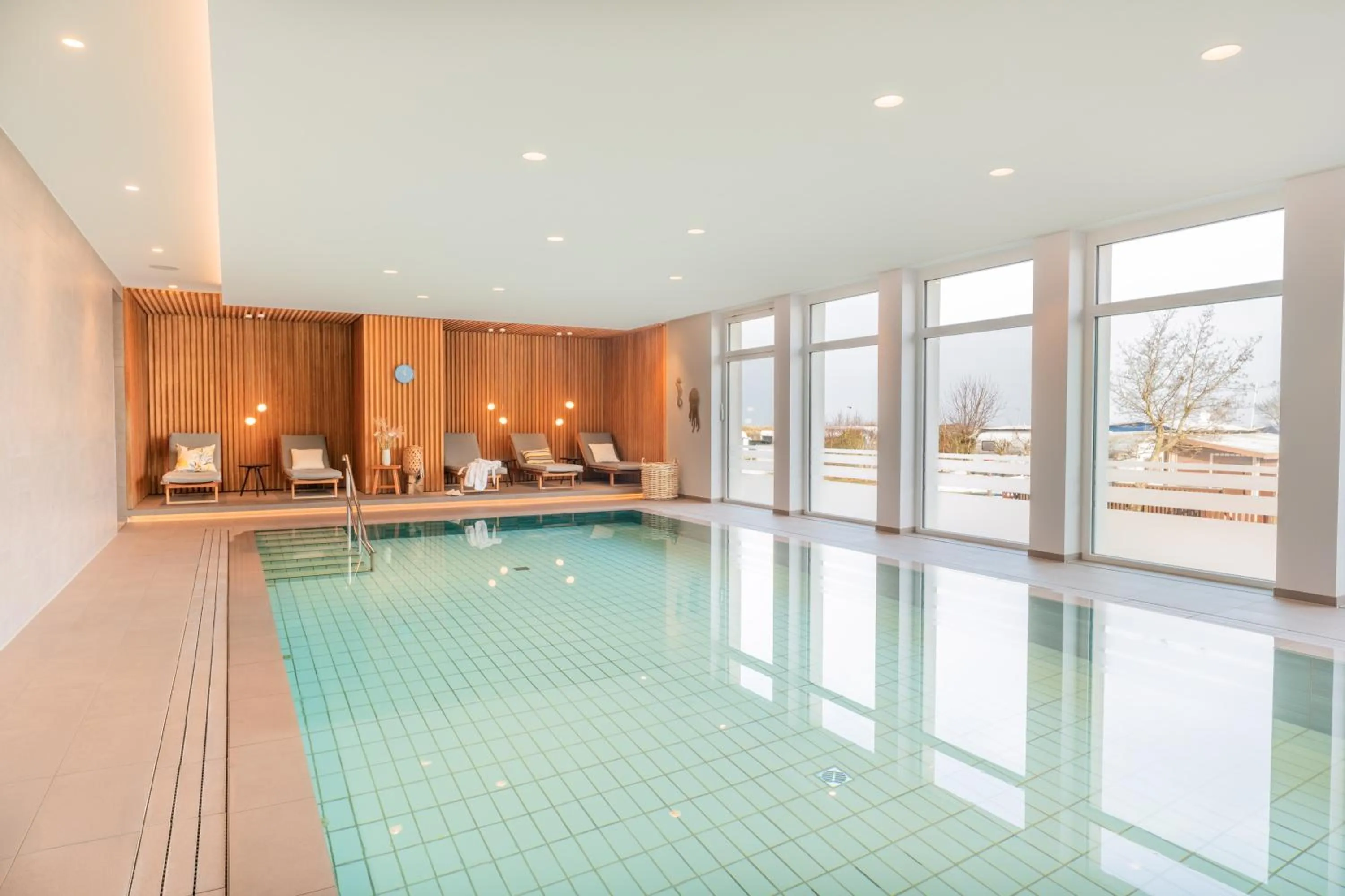 Swimming pool in Hotel Strandhus