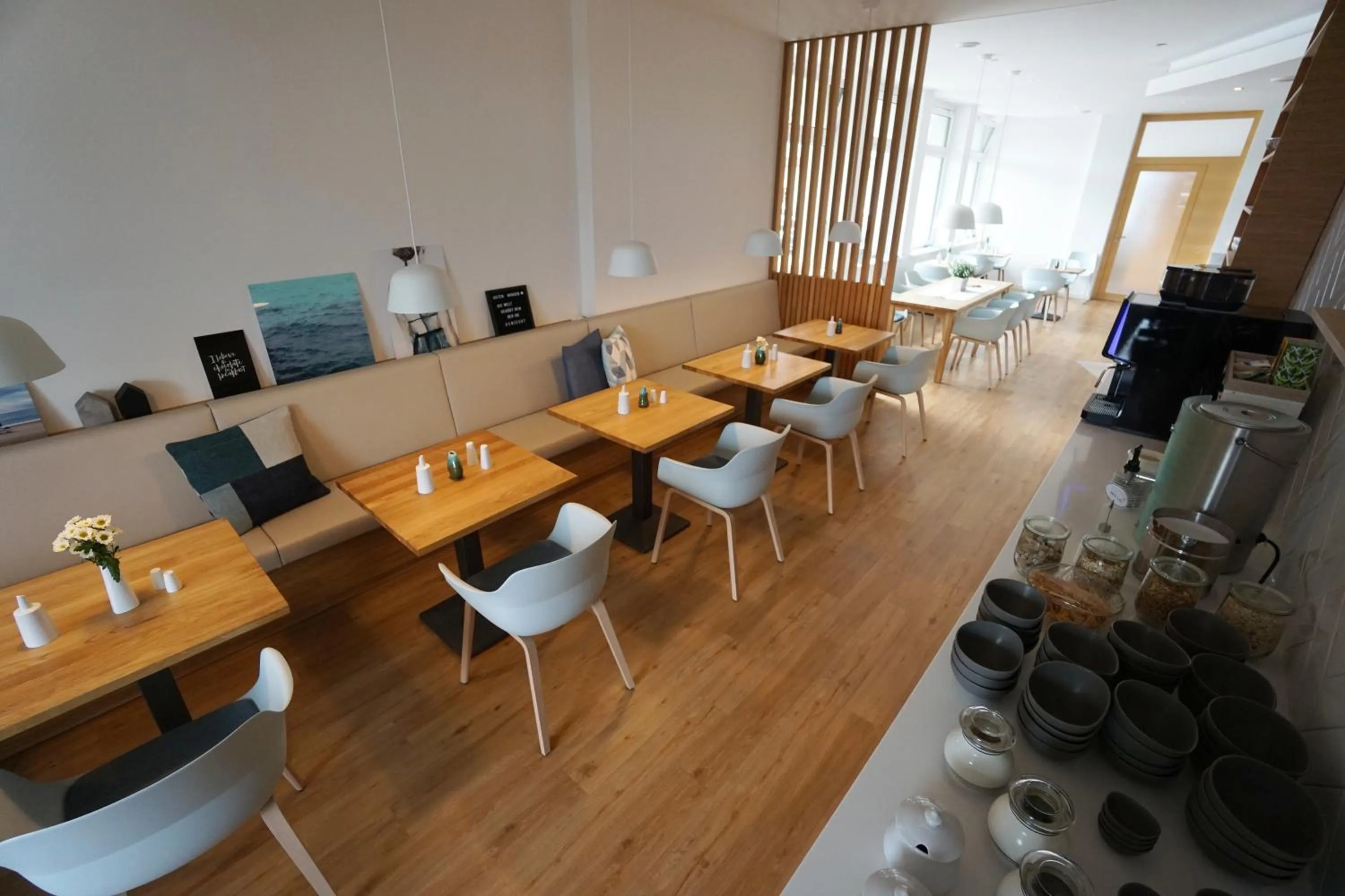 Buffet breakfast in Hotel Strandhus