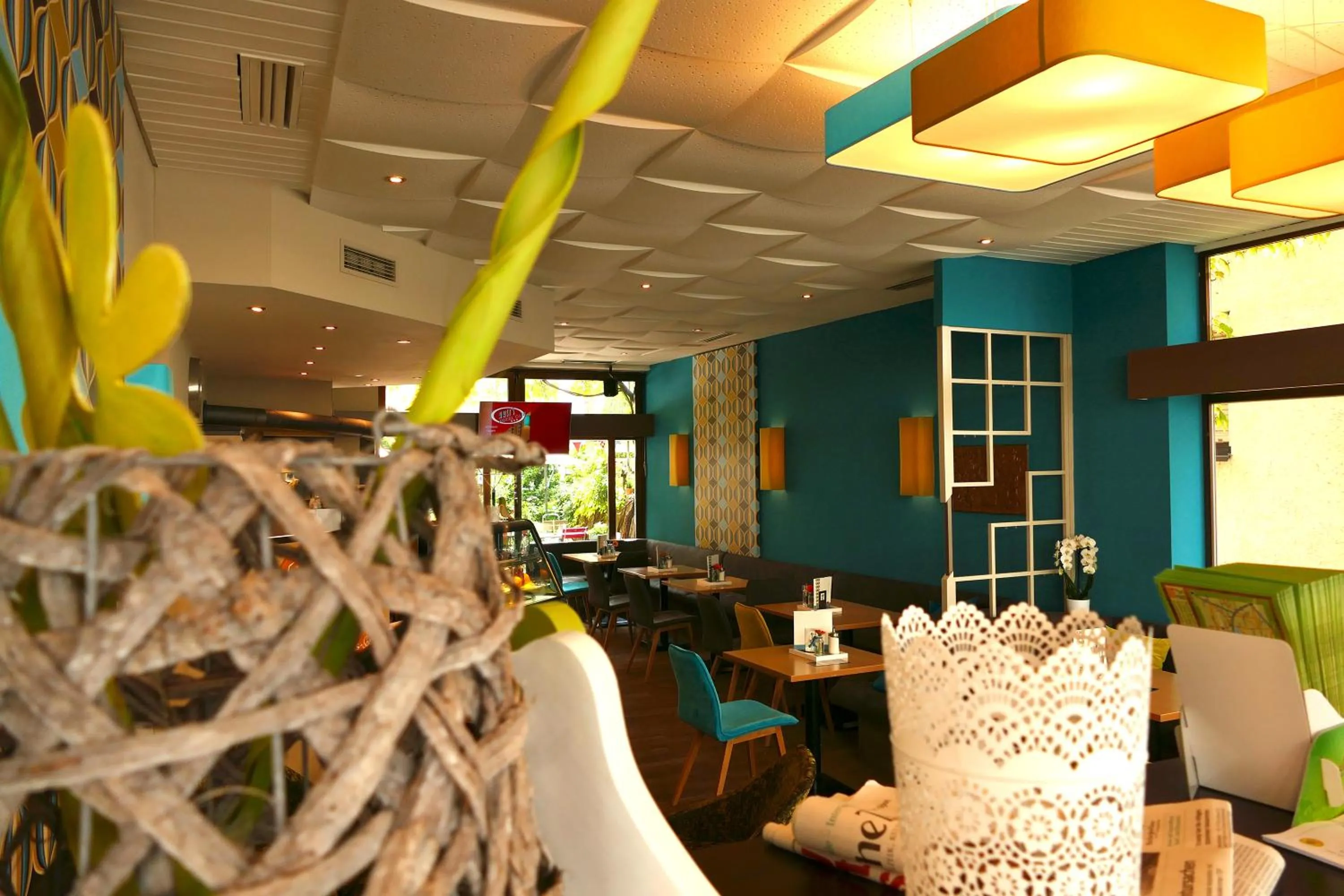 Decorative detail in Hasi's Hotel