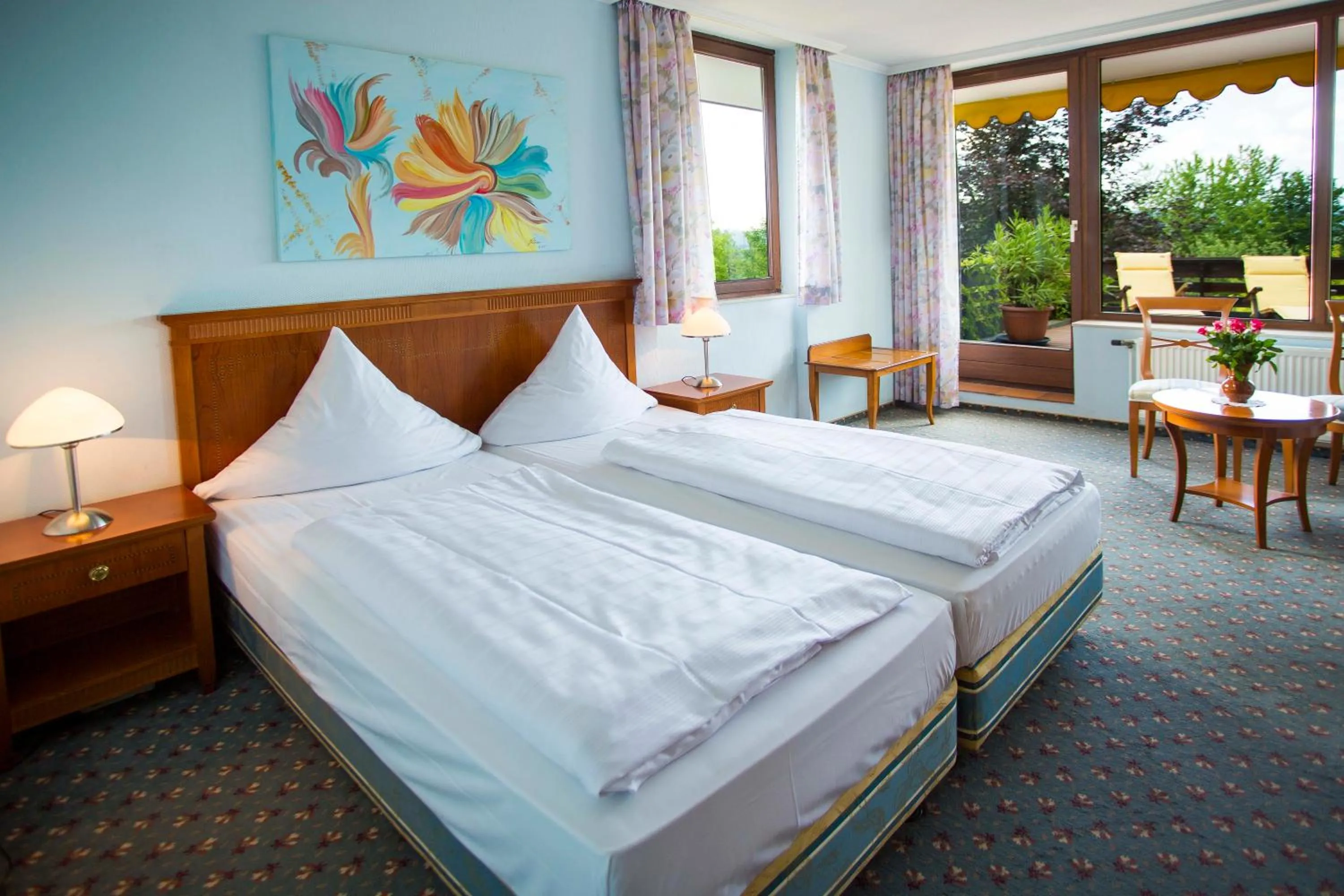 Bed in Parkhotel Maasberg GmbH