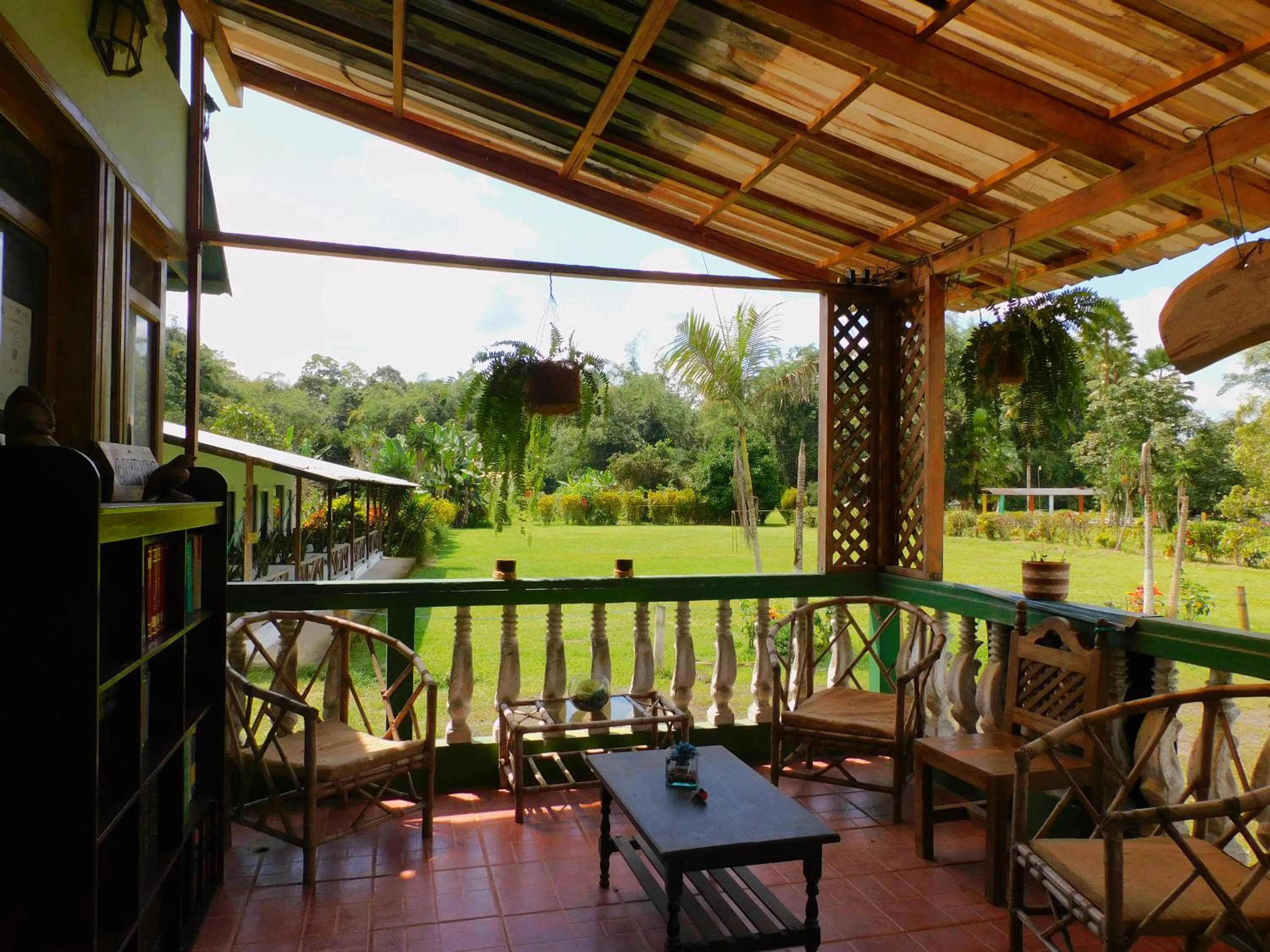 Patio in Puerto Quito Lodge