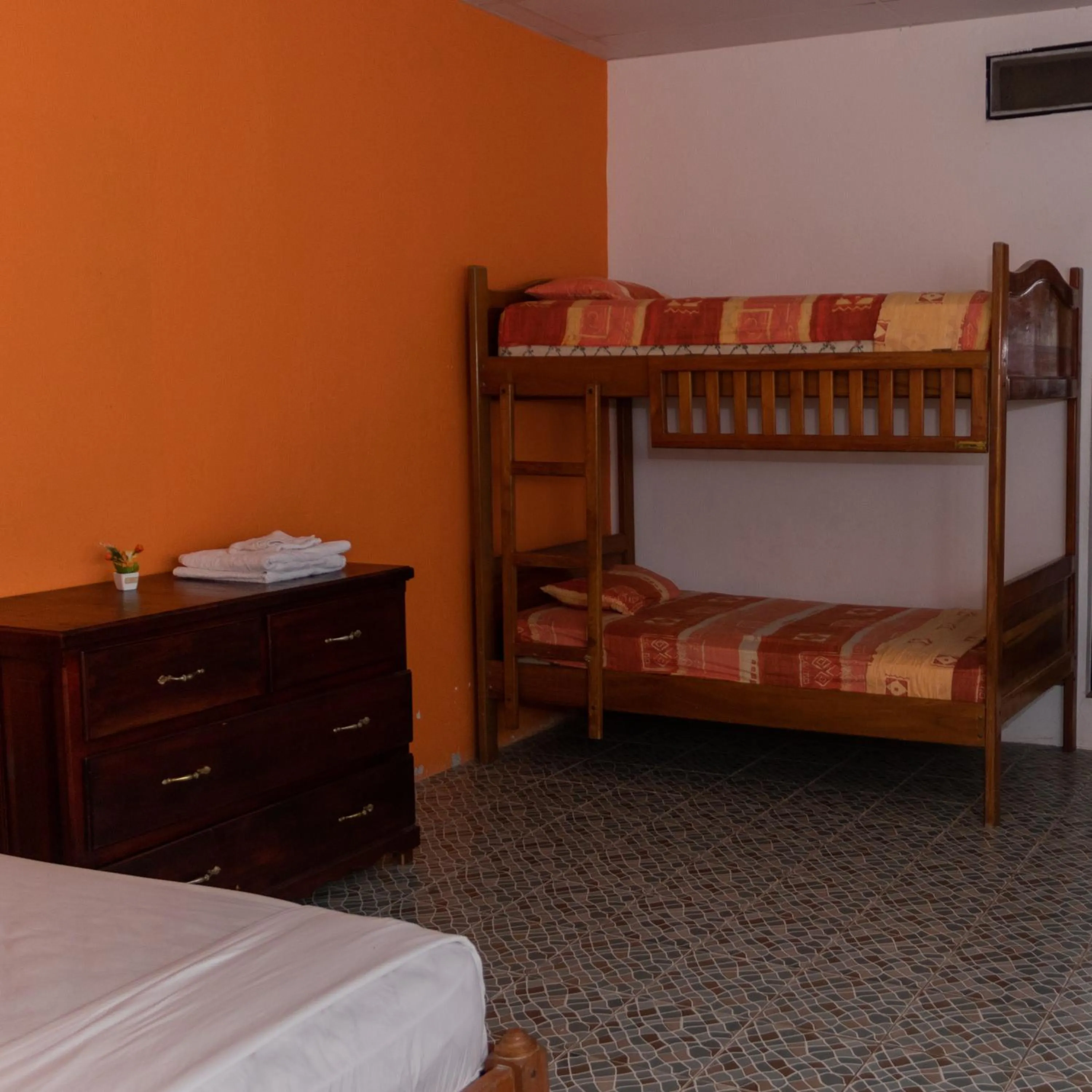 Bed in Puerto Quito Lodge