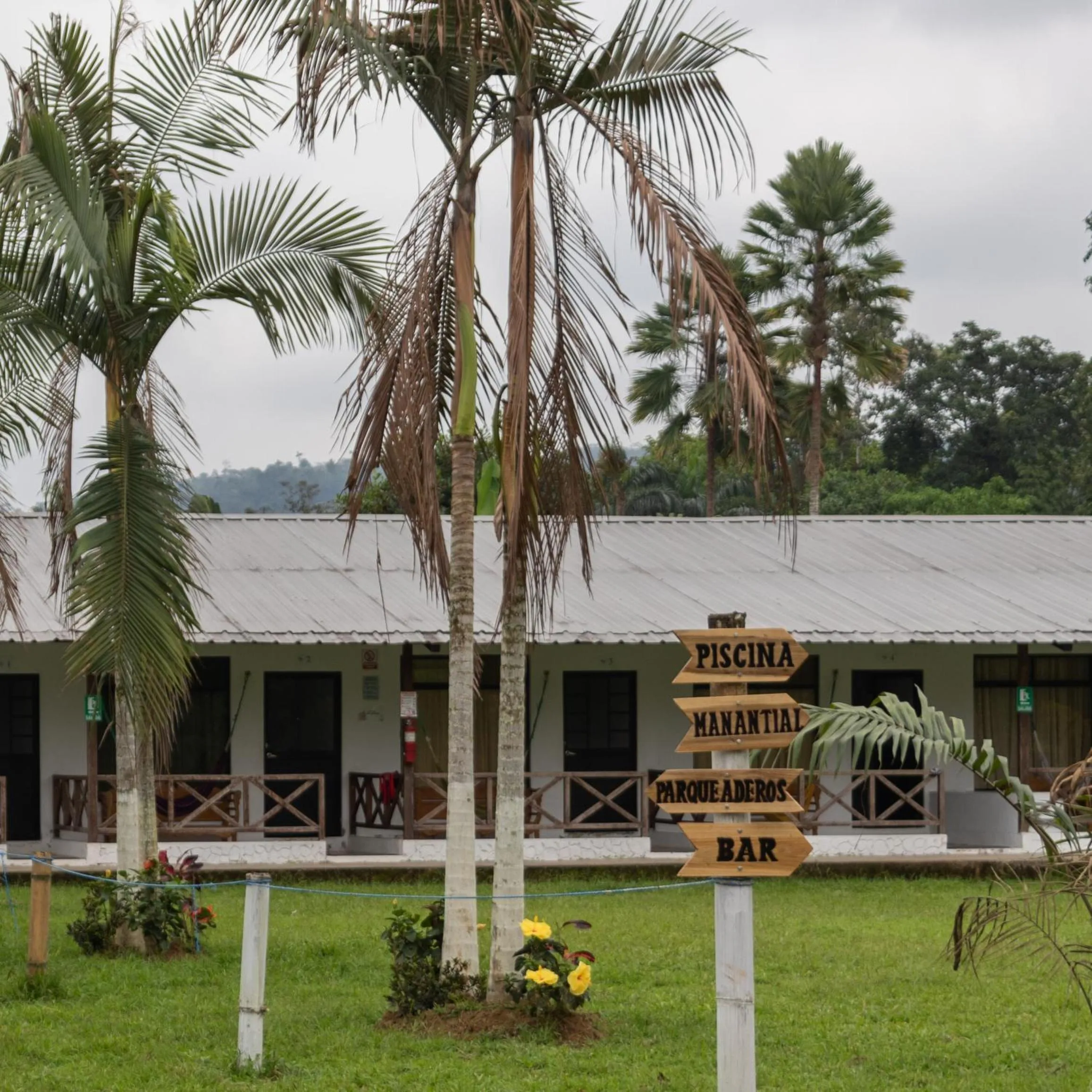 Property building in Puerto Quito Lodge