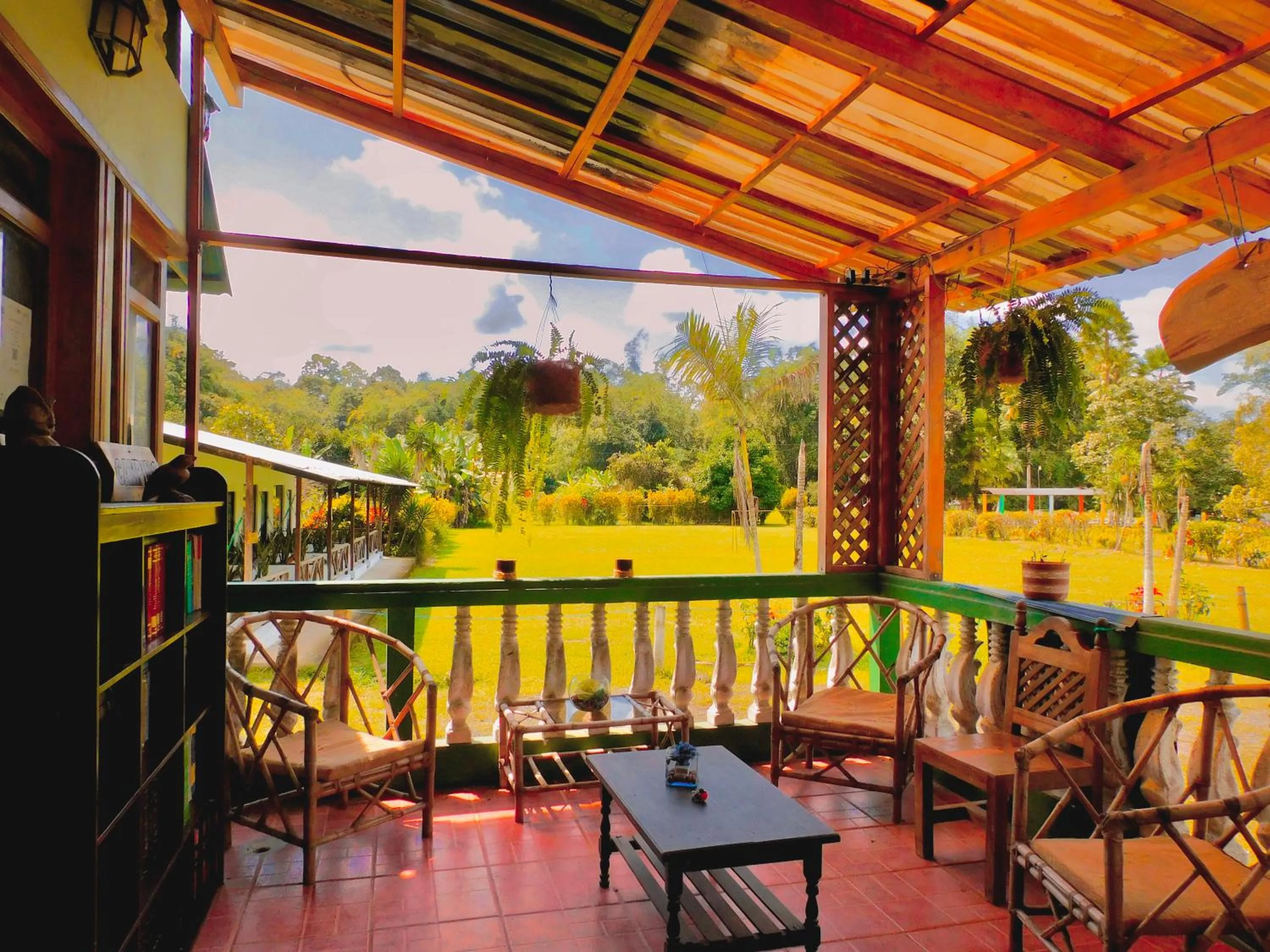 Patio in Puerto Quito Lodge - Las Iguanas