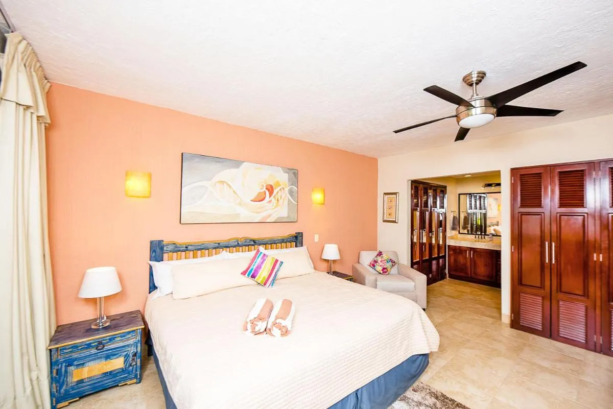 Bed in Xaman Ha Beach Front Condo