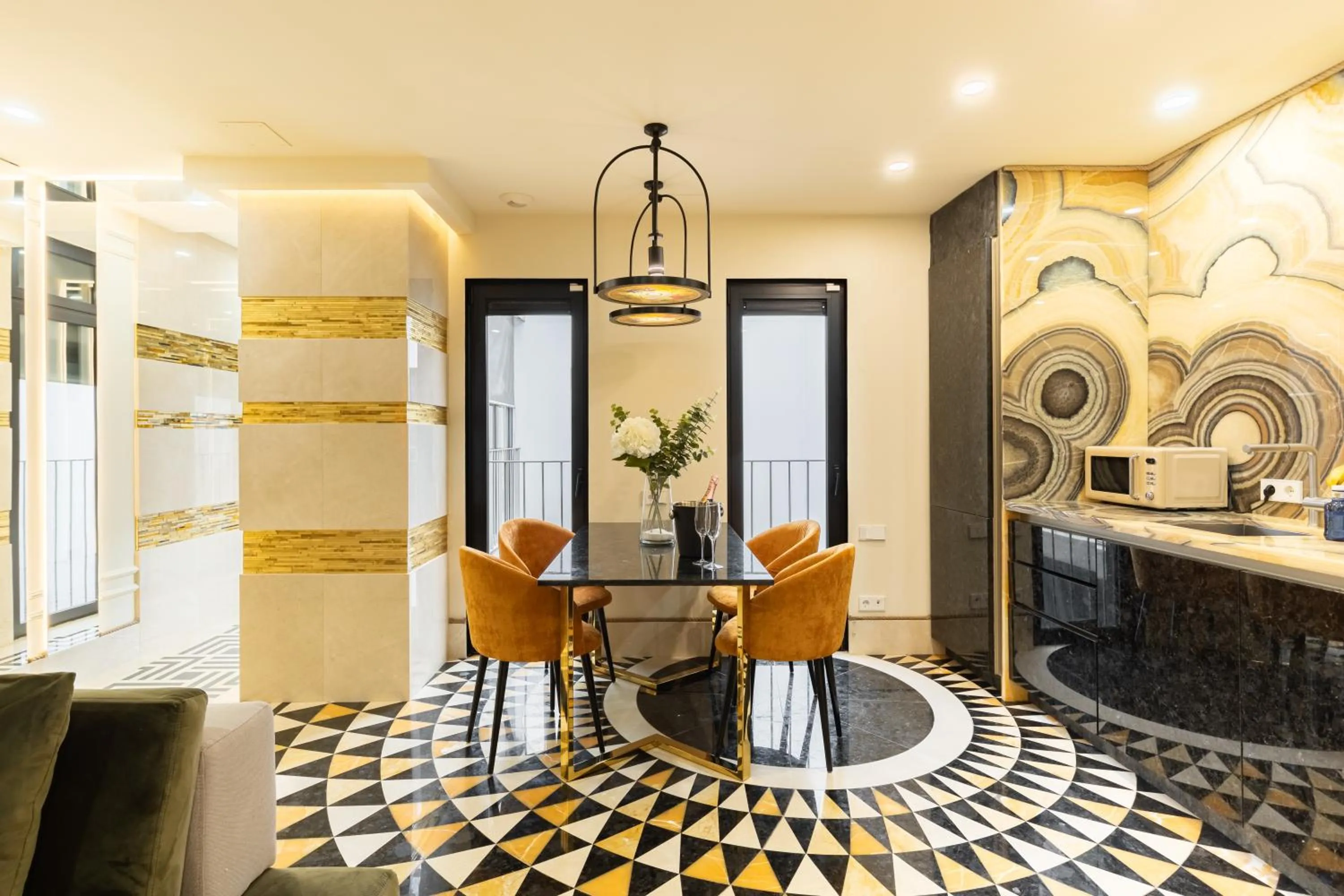 Living room in Cosmo Apartments Rambla Catalunya