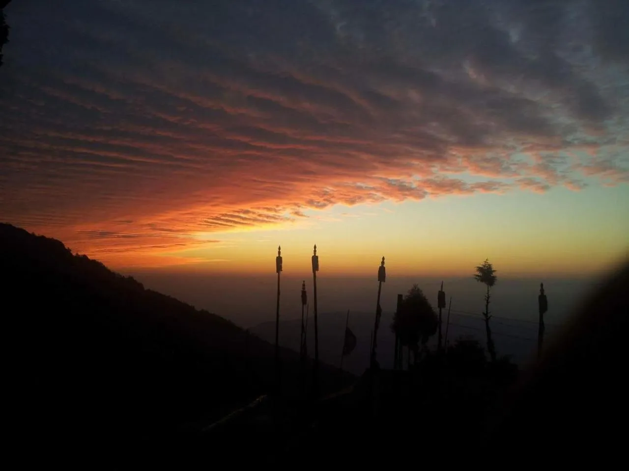 Sunset in Salakha Homestay