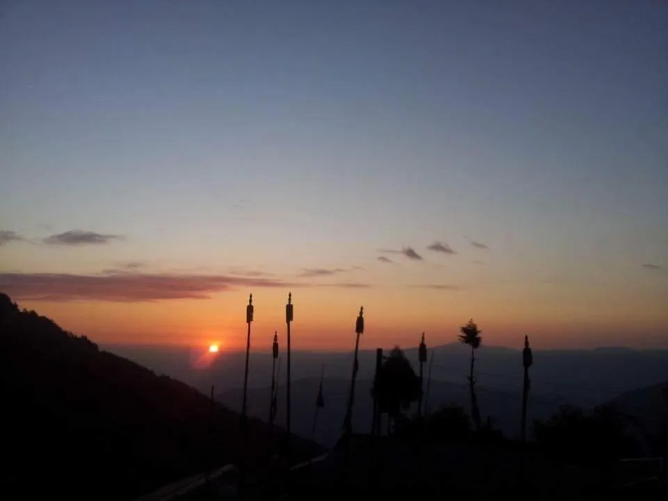 Sunset in Salakha Homestay