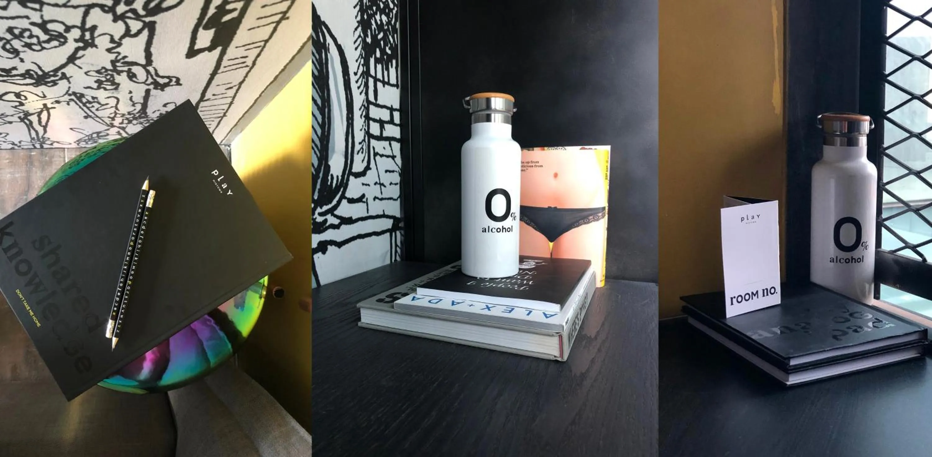 Decorative detail in Play Midtown Hotel Tel Aviv