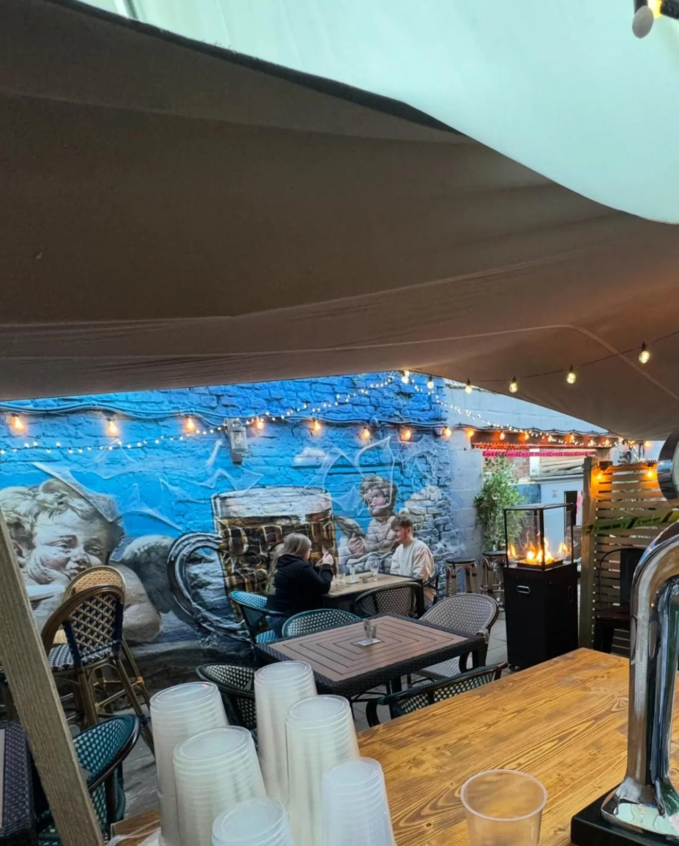 Balcony/Terrace in Riize Boutique Hotel Worcester Self Check-in City Centre