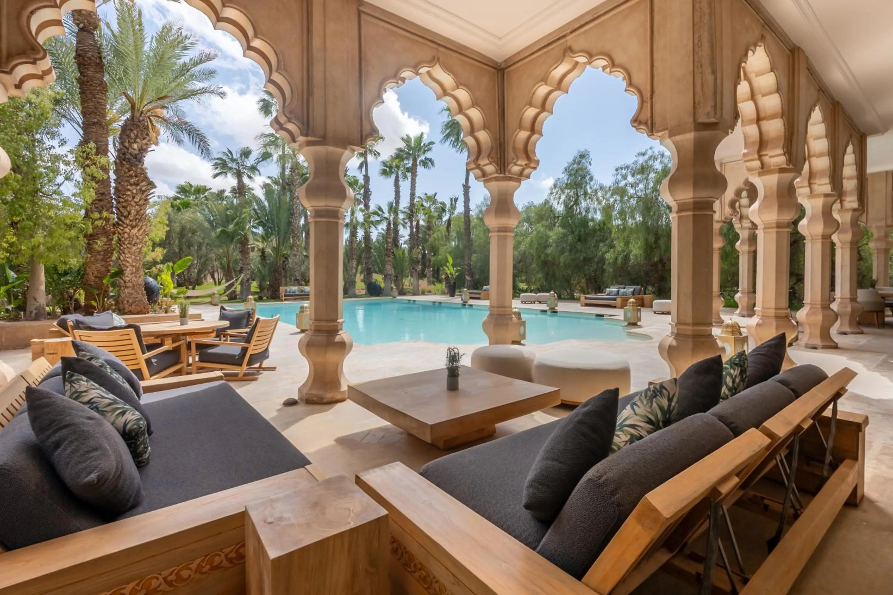 Patio in Palais Namaskar