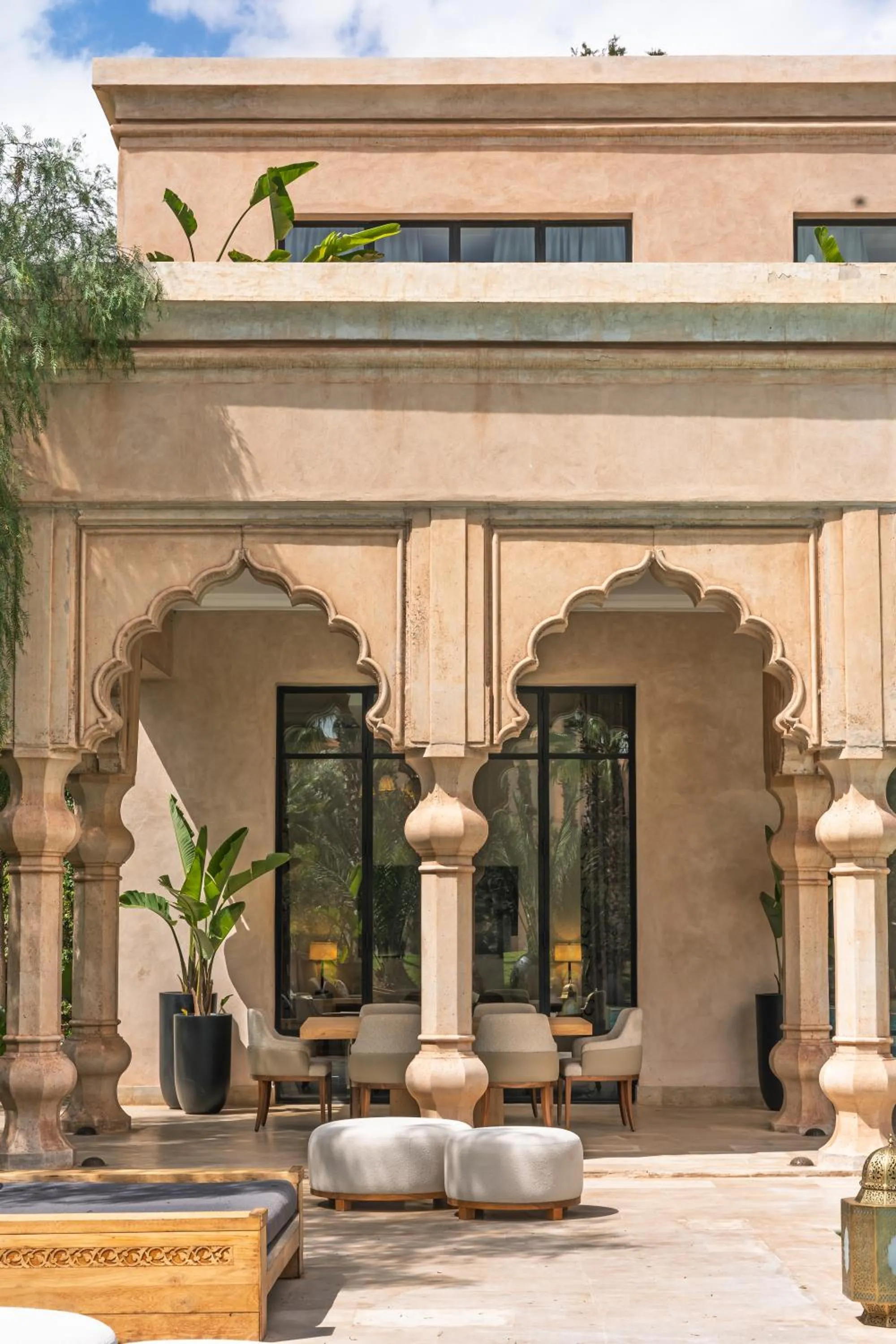 Patio in Palais Namaskar