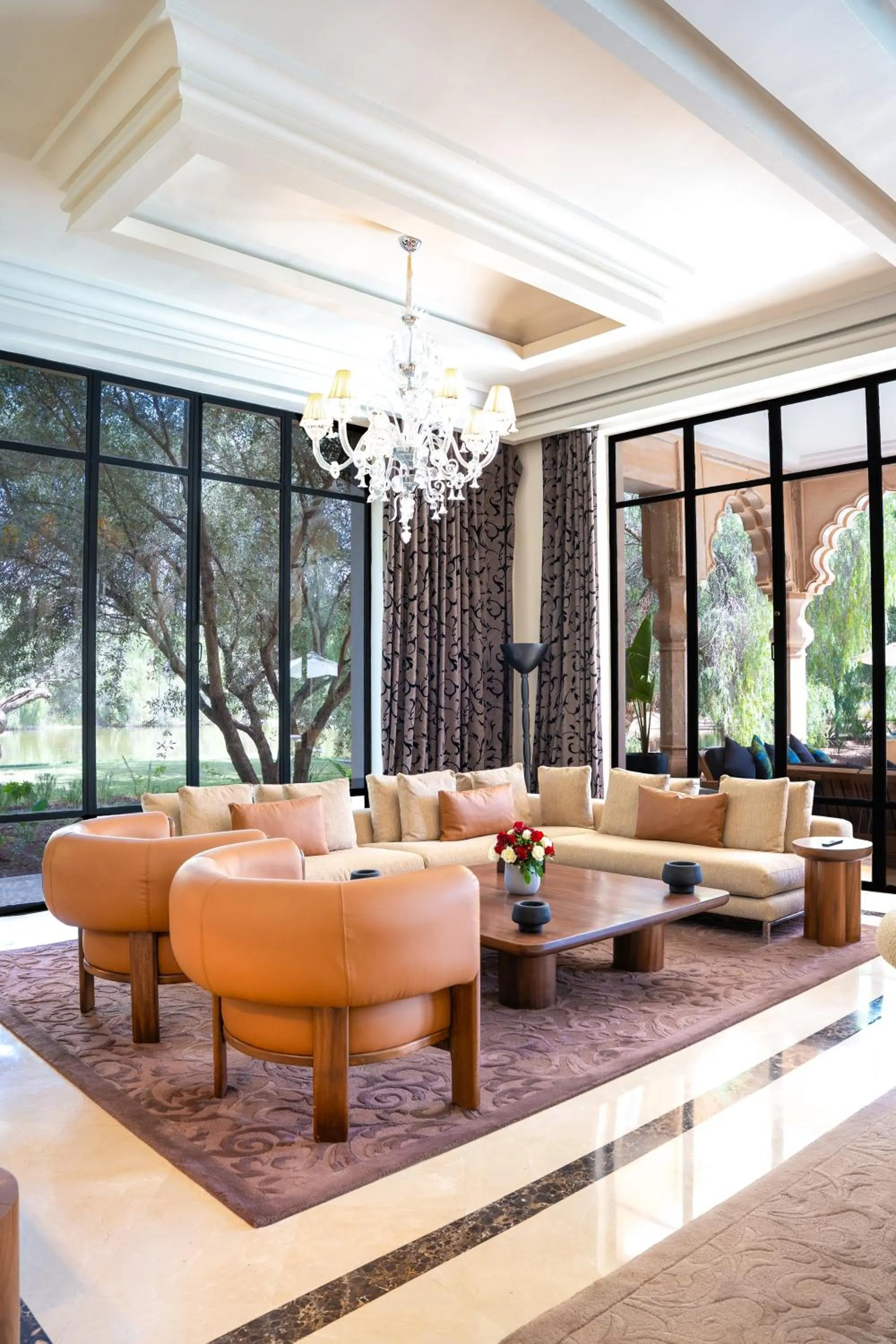 Living room in Palais Namaskar