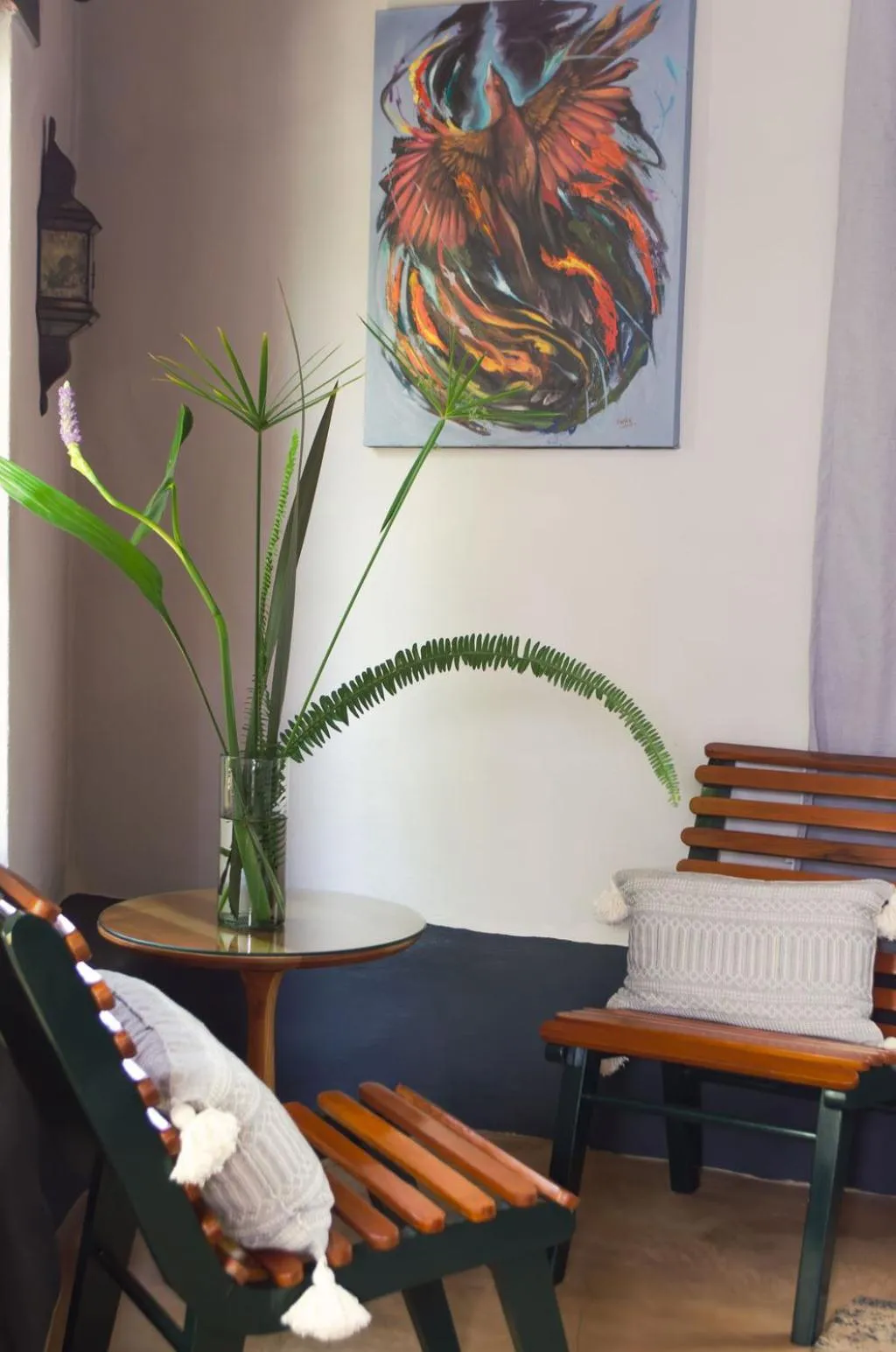 Seating area in Yolitia Wellness