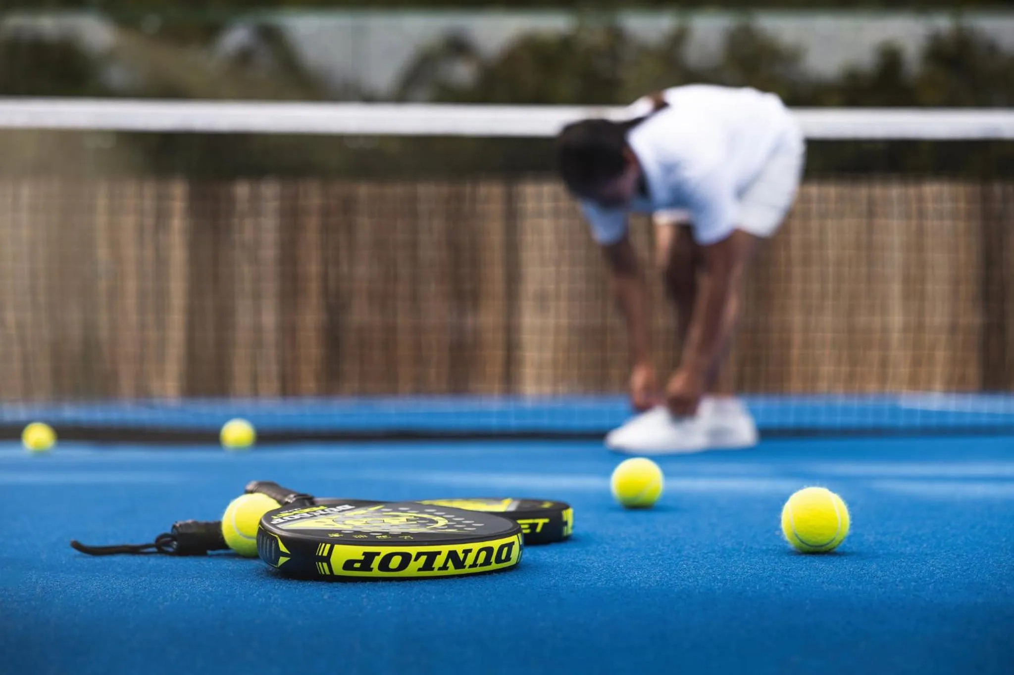Tennis court in COMO Maalifushi