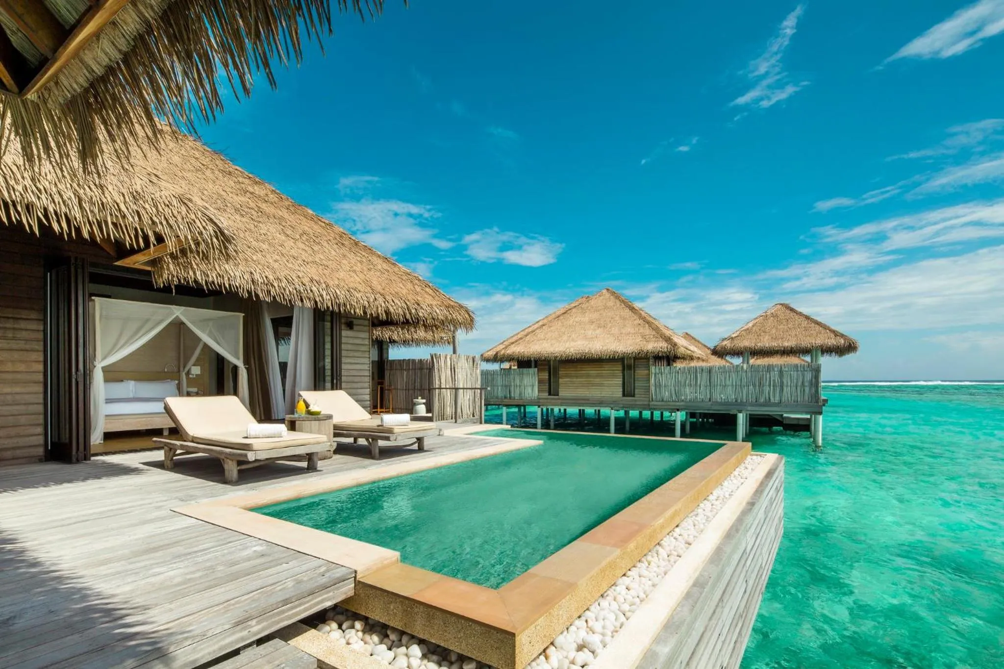 Swimming pool in COMO Maalifushi