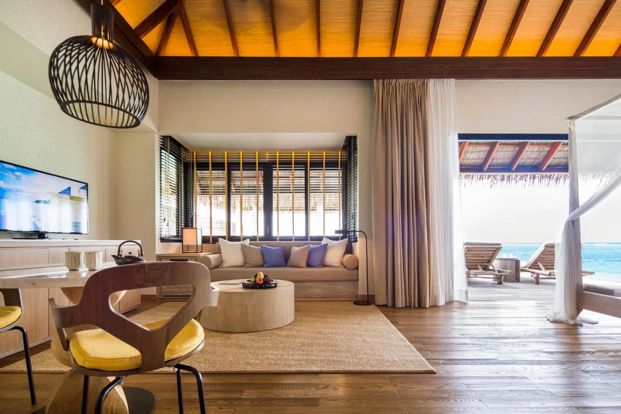Living room in COMO Maalifushi