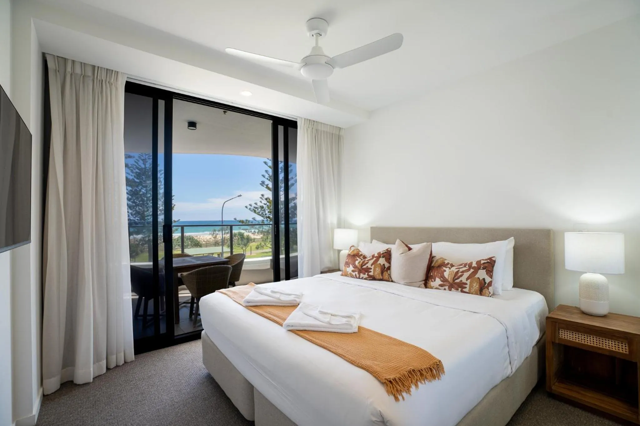 Bed in X Kirra Apartments