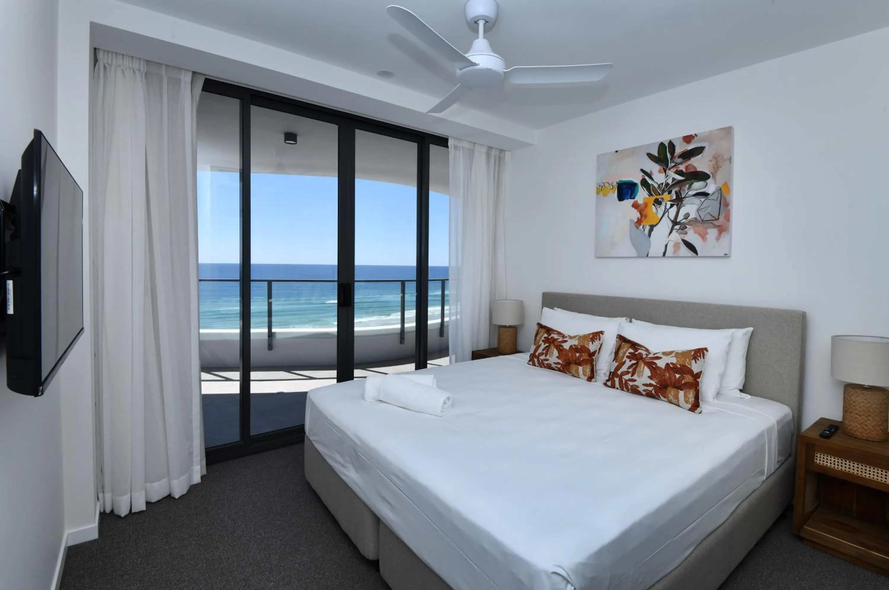 Bed in X Kirra Apartments
