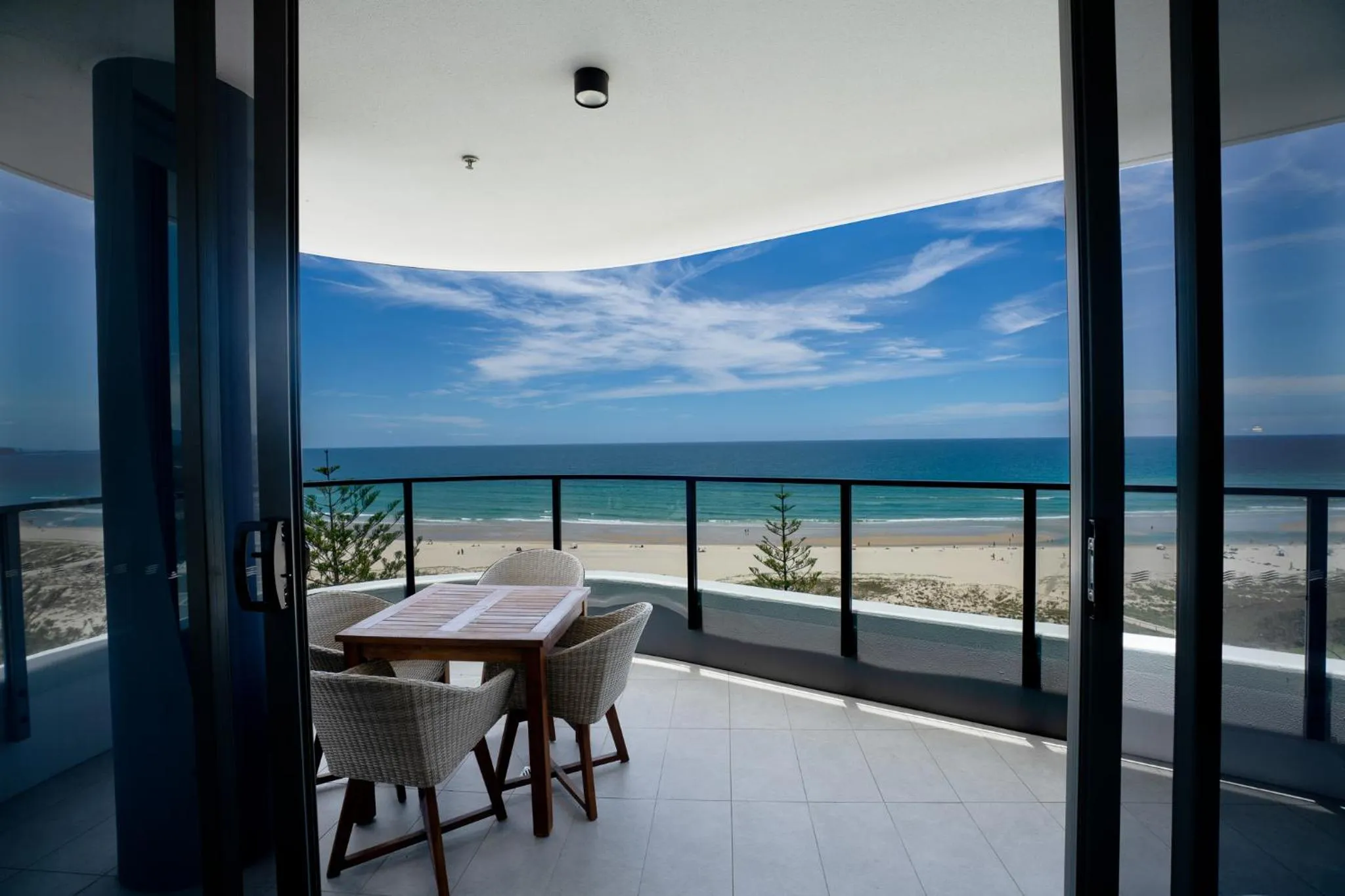 Patio in X Kirra Apartments