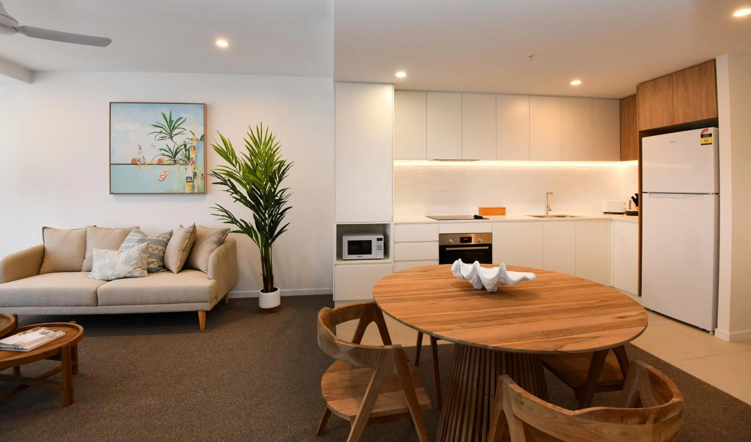 Living room in X Kirra Apartments