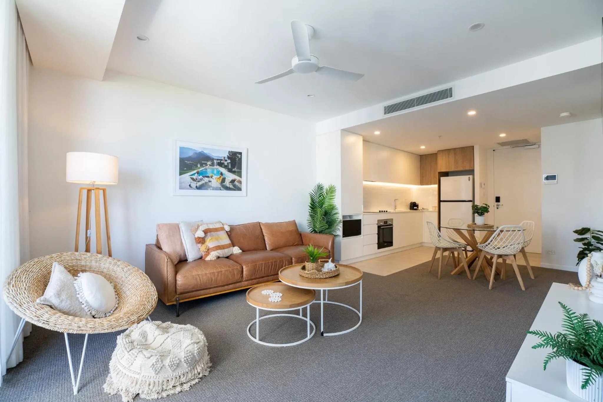 Living room in X Kirra Apartments