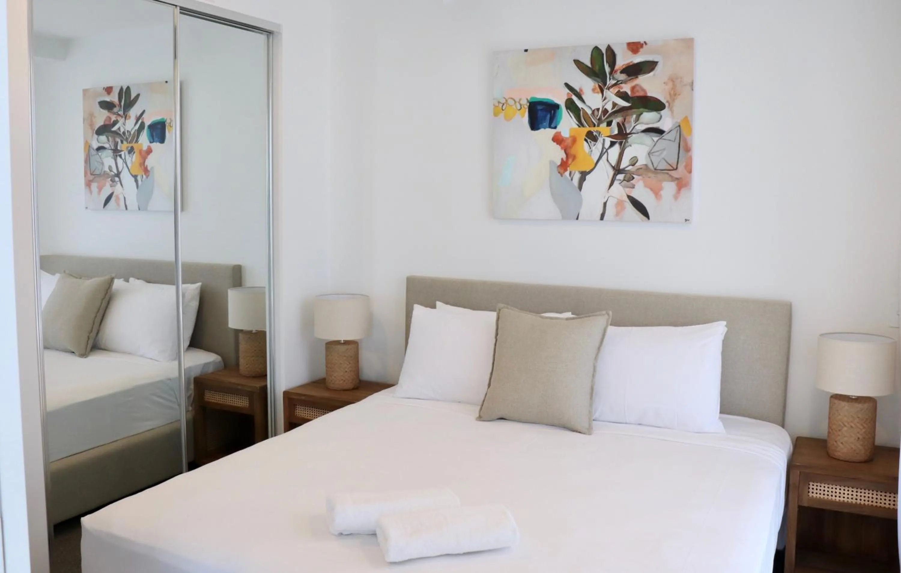 Bed in X Kirra Apartments