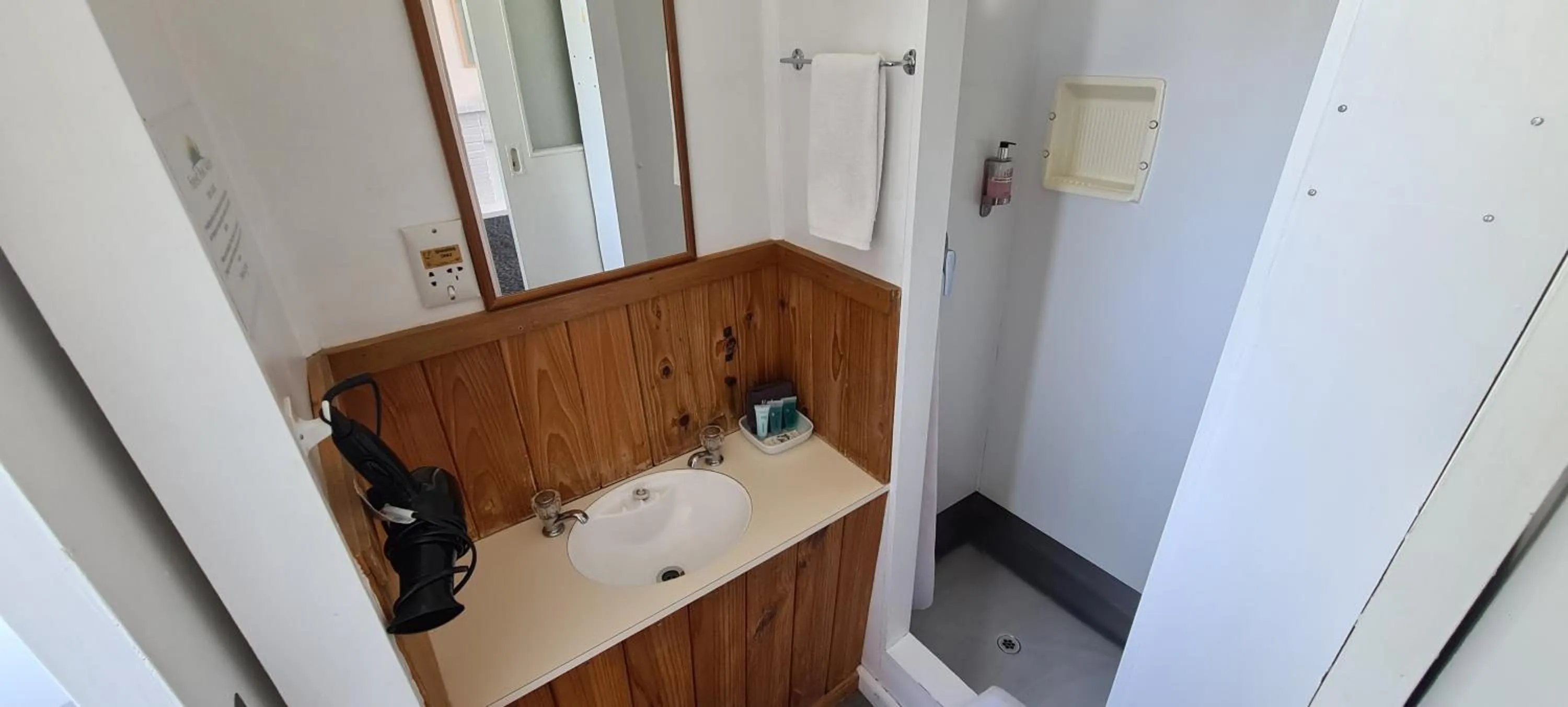 Bathroom in Forest Peak Motel