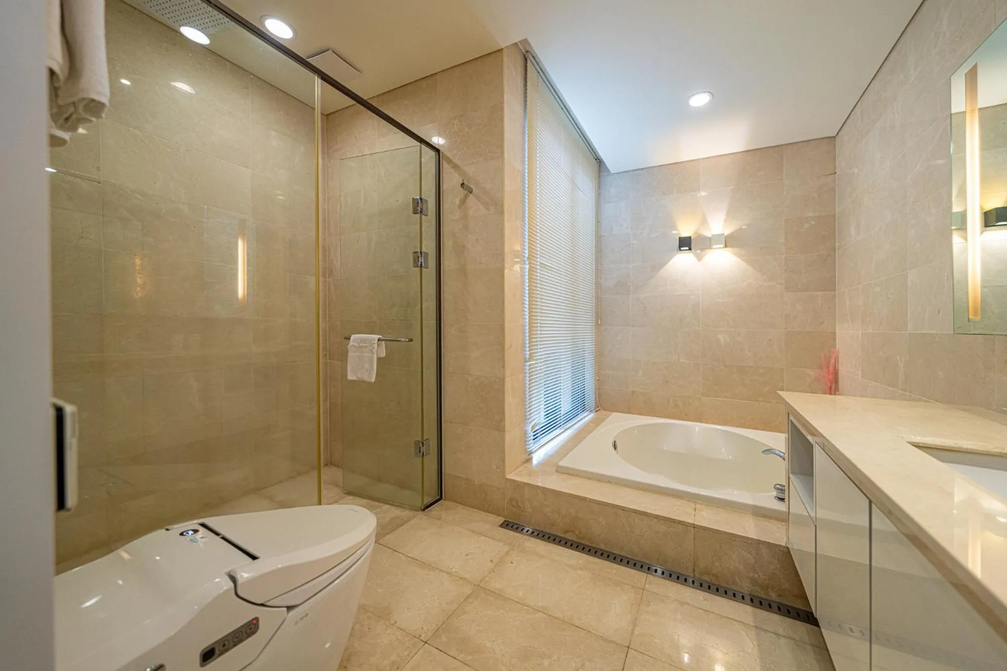 Toilet in Velum Resort