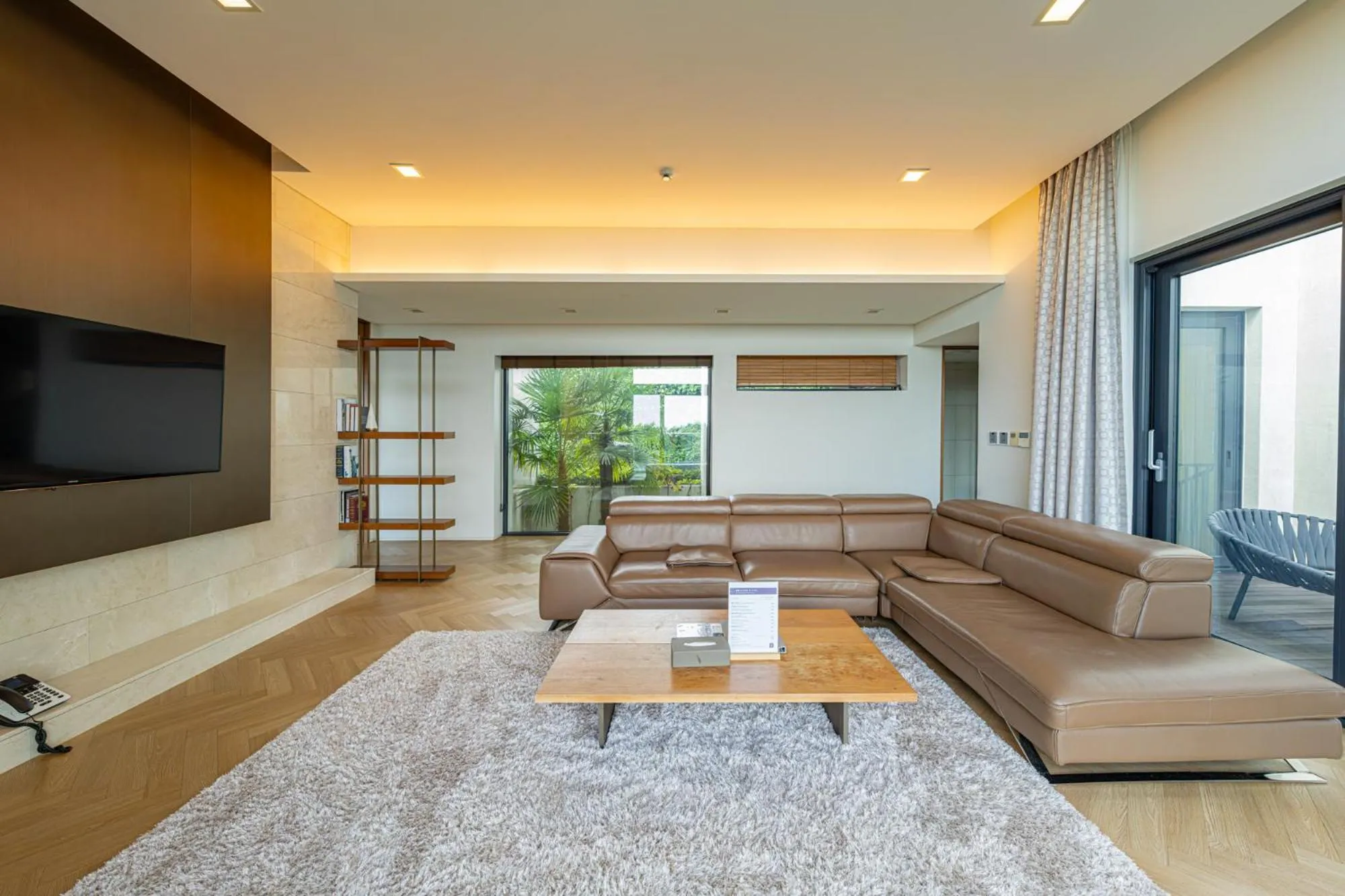 Living room in Velum Resort