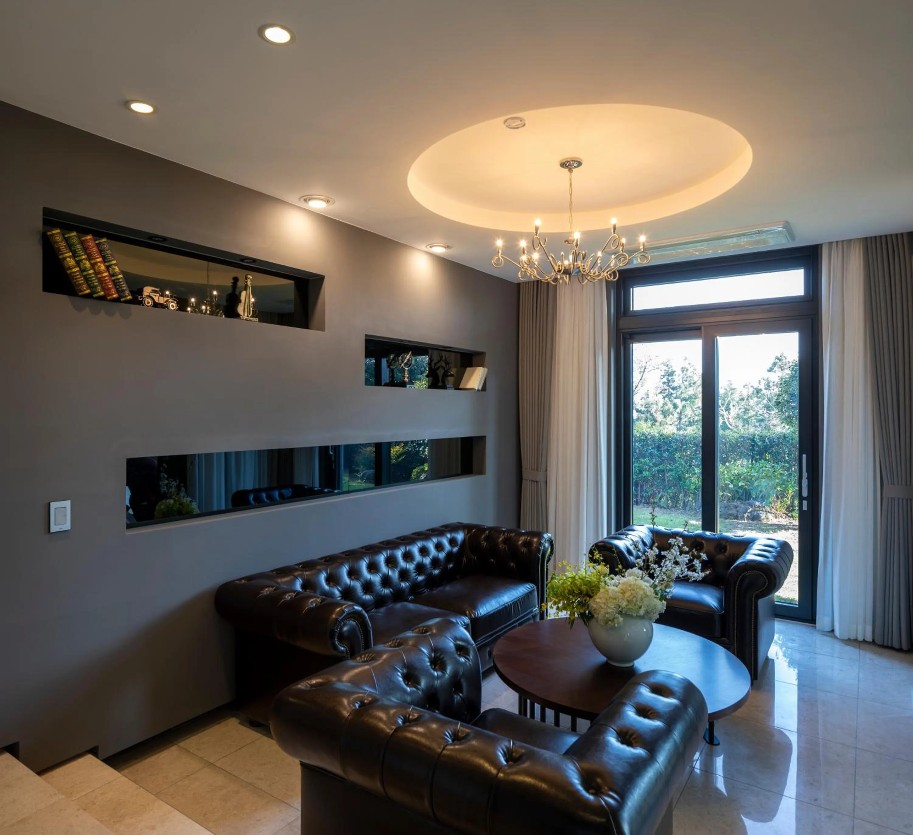 Living room in Velum Resort