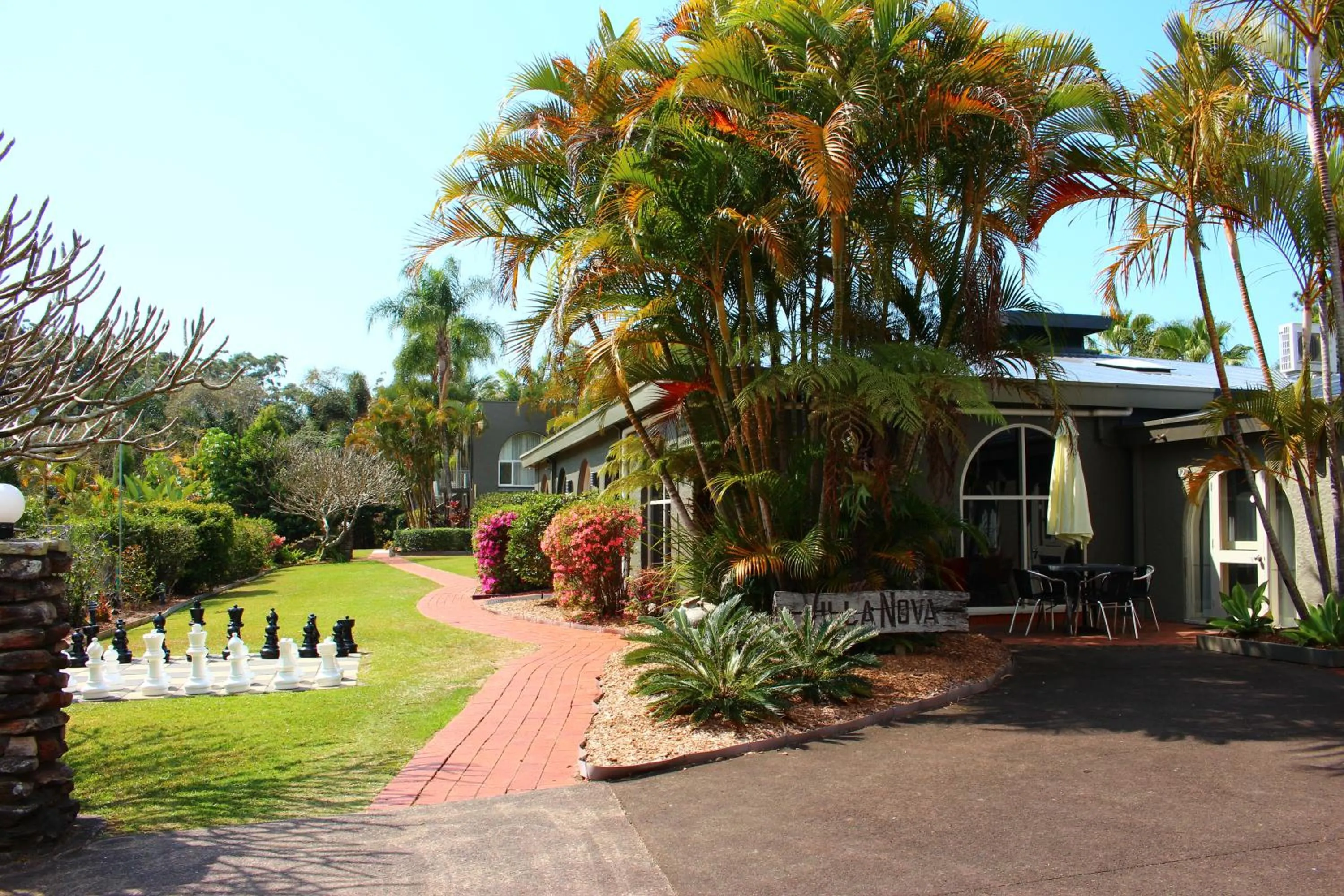 Property building in Korora Bay Village Resort