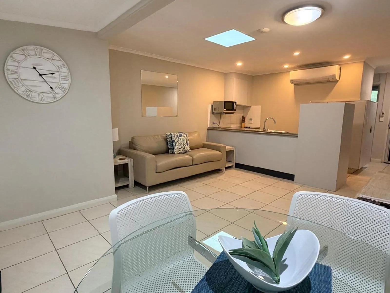 Living room in Korora Bay Village Resort