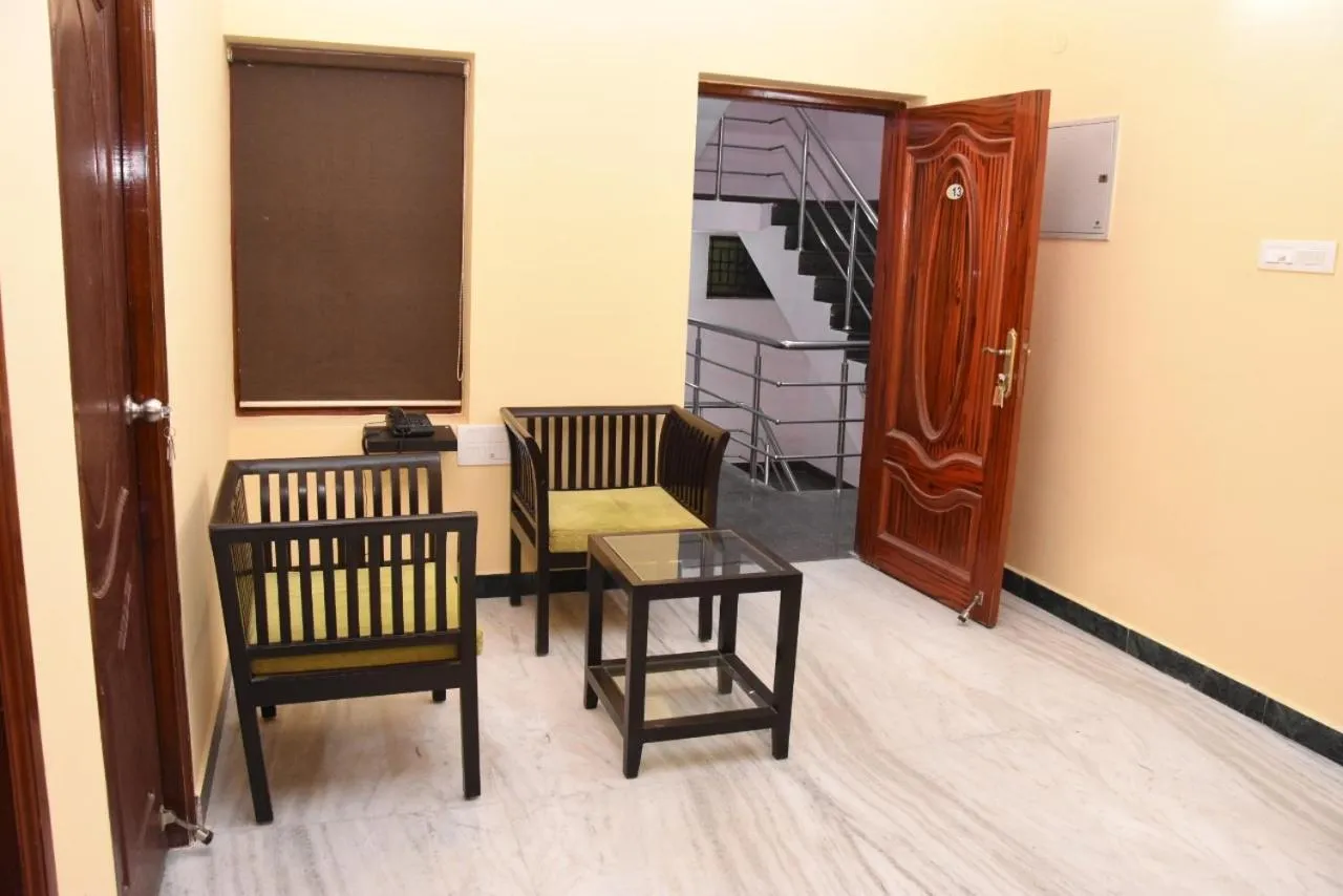Living room in Aishwaryam Deshna Service Apartment Ambattur Chennai