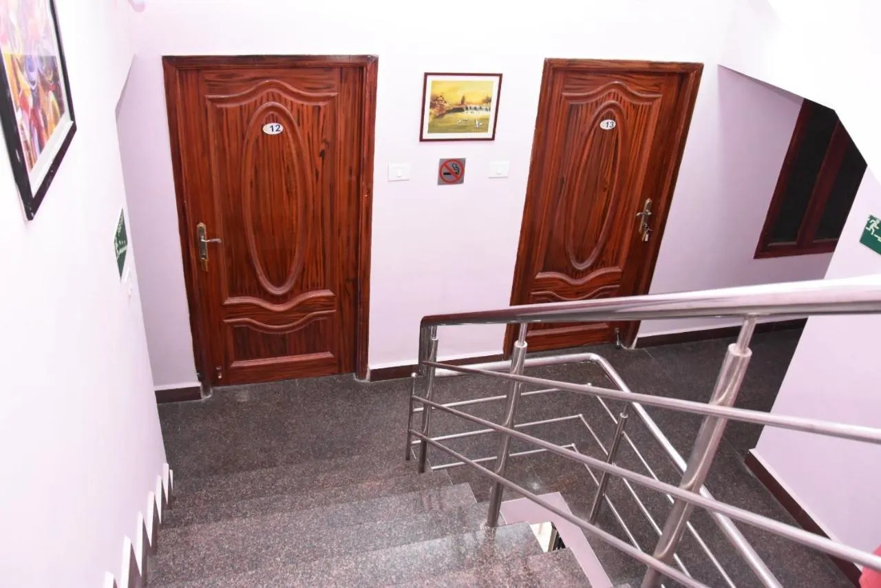 Facade/entrance in Aishwaryam Deshna Service Apartment Ambattur Chennai