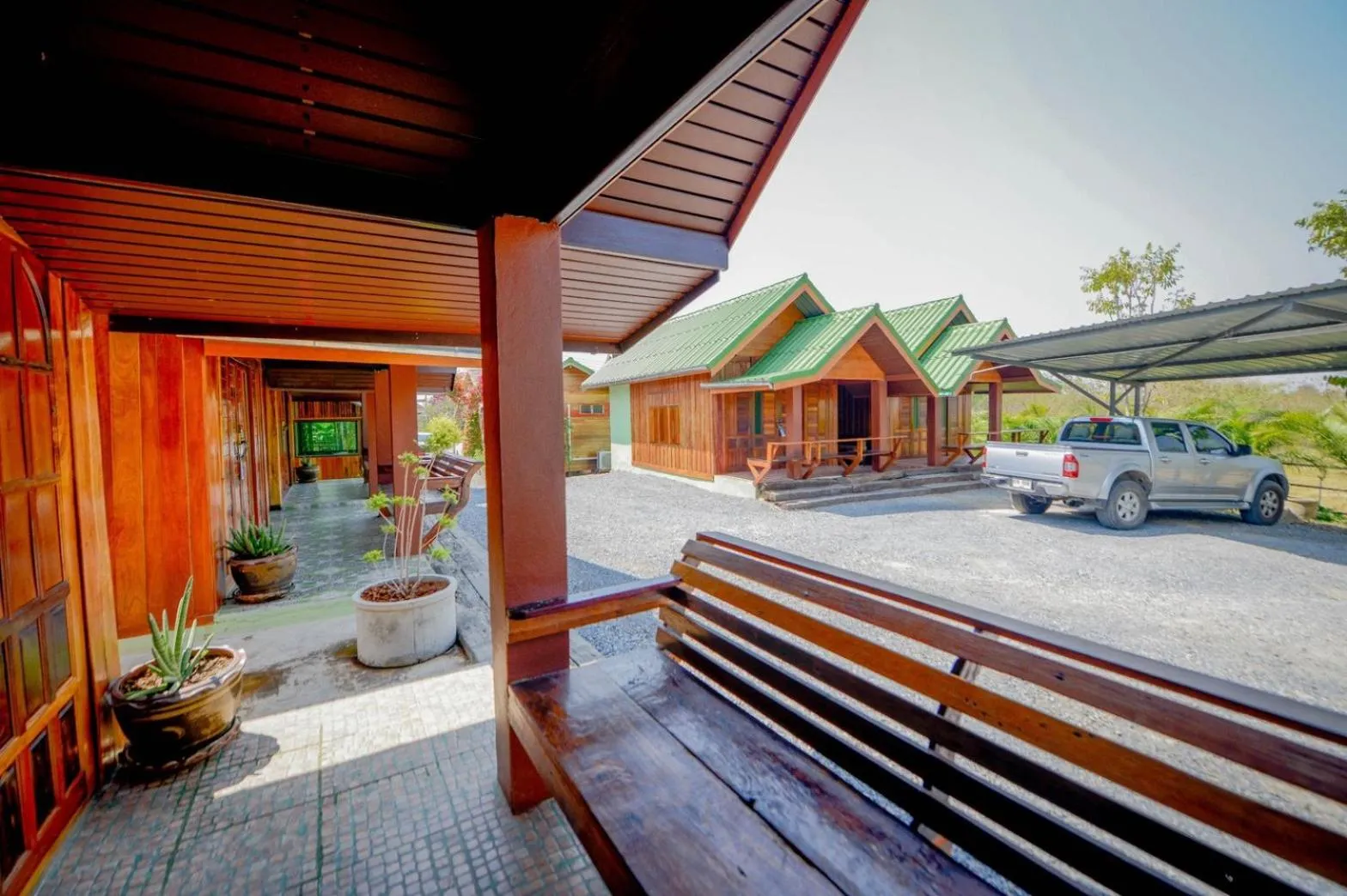 Patio in MRK Resort & Massage